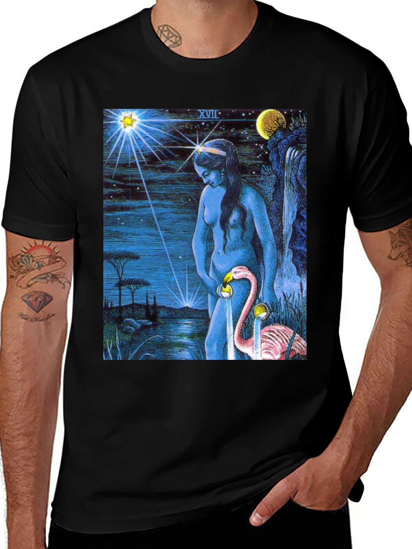 Variant 30 of The Star Tarot Card Graphic T-Shirt