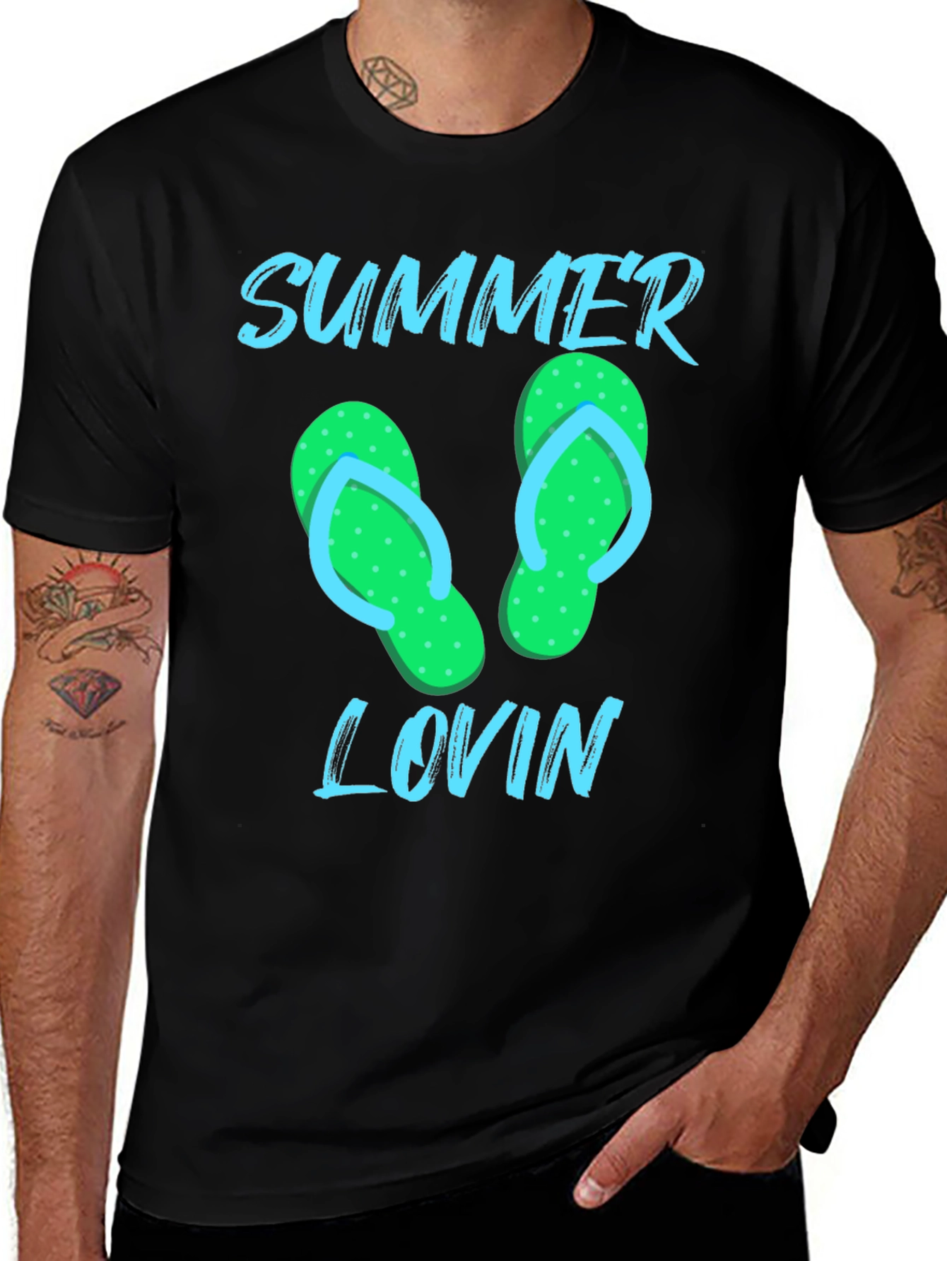 Variant 27 of Summer Lovin' Flip Flop Graphic Tee