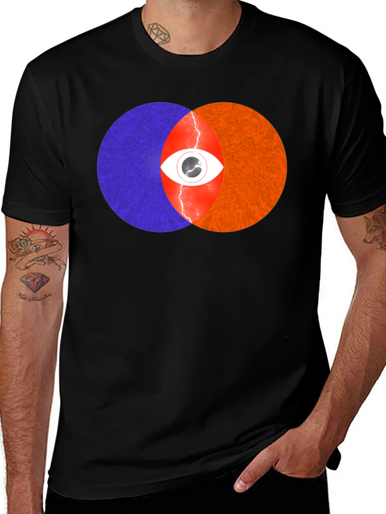 Variant 29 of Abstract Eye Graphic T-Shirt - Unique Design Tee