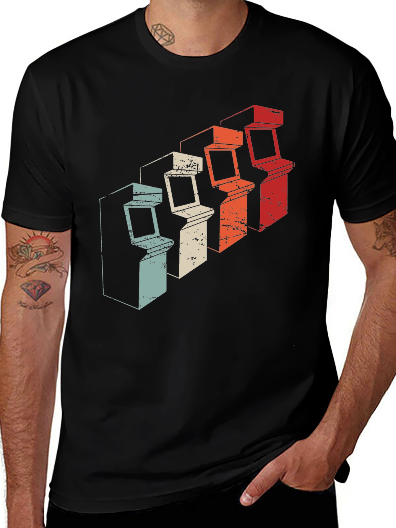 Variant 27 of Retro Arcade Game T-Shirt - Vintage Gamer Style