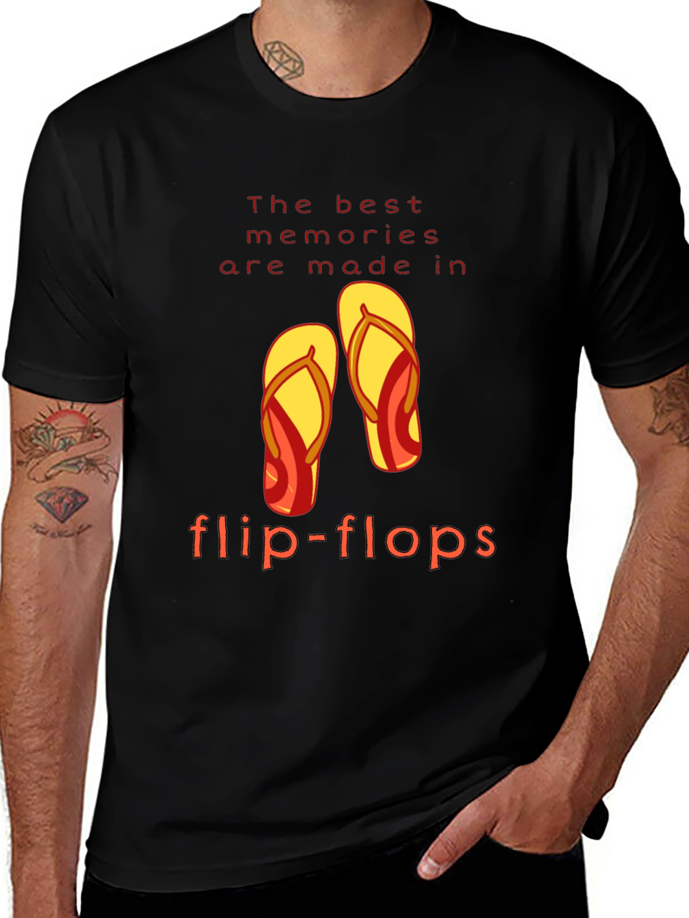 Variant 29 of Best Memories in Flip-Flops T-Shirt