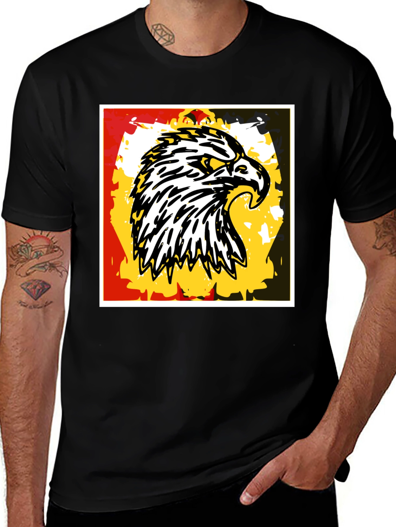 Variant 19 of Eagle Graphic T-Shirt - Bold and Stylish