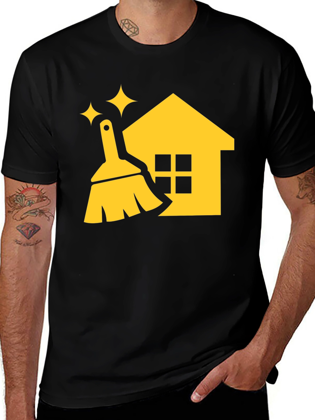 Variant 16 of Cleaning Service T-Shirt: Home Cleaning Design