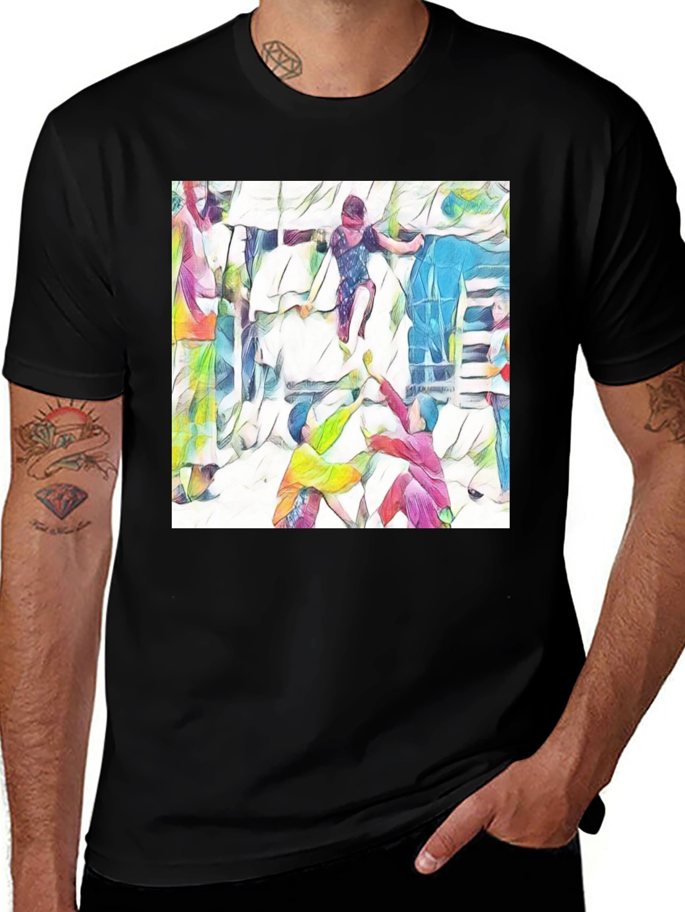 Variant 19 of Artistic Graphic T-Shirt