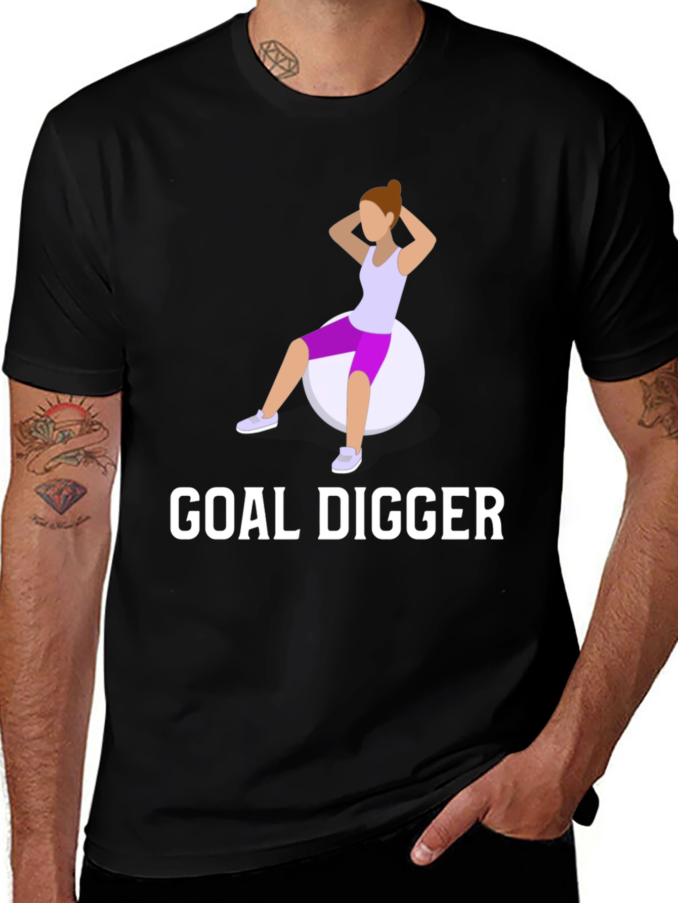 Variant 27 of Goal Digger Fitness T-Shirt