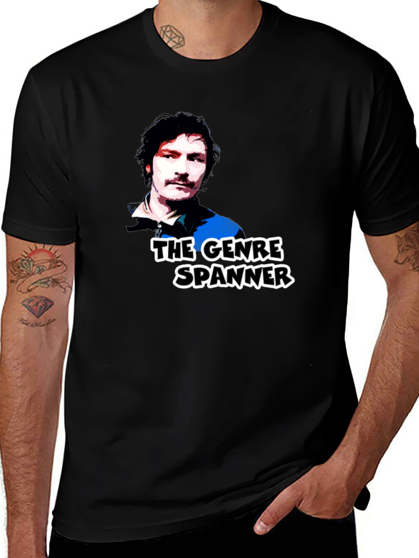 Variant 27 of The Genre Spanner Graphic Tee - Black