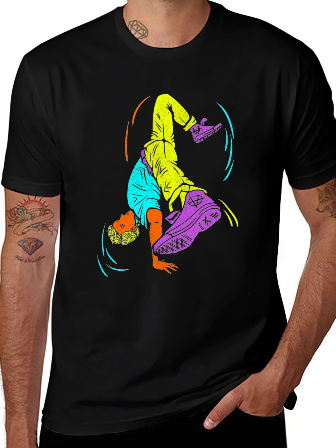 Variant 10 of Breakdance Graphic Tee - Cool & Casual