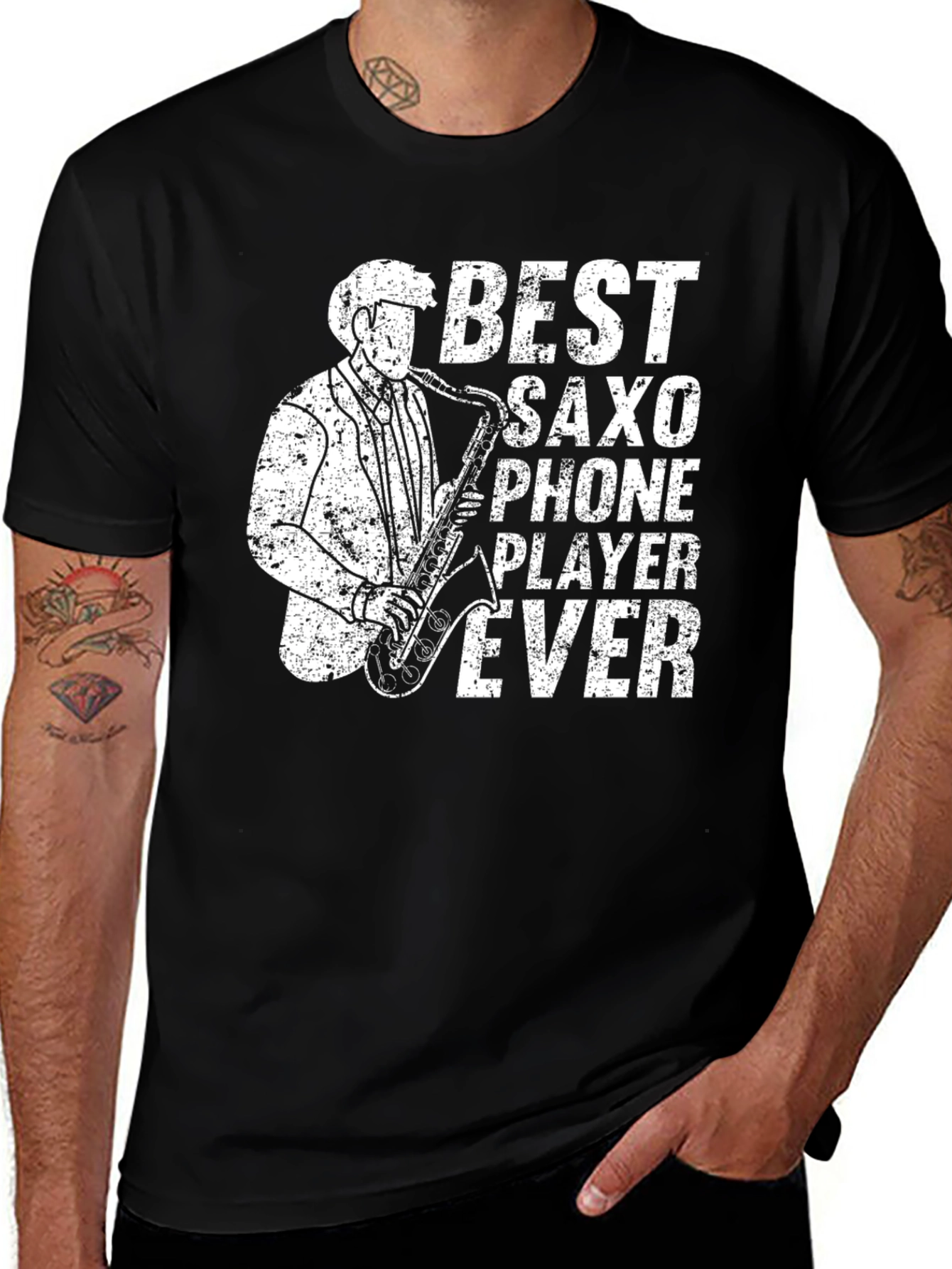 Variant 13 of Best Saxophone Player Ever Graphic Tee