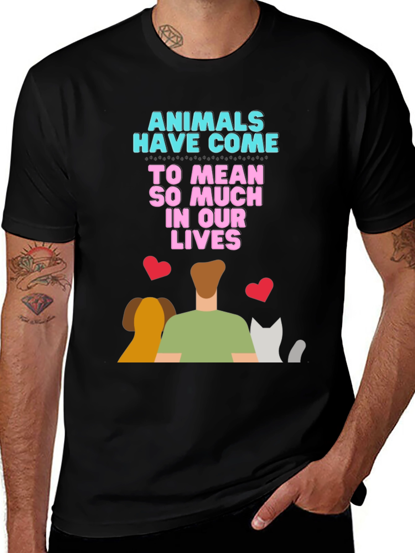 Variant 21 of Animals In Our Lives Graphic Tee