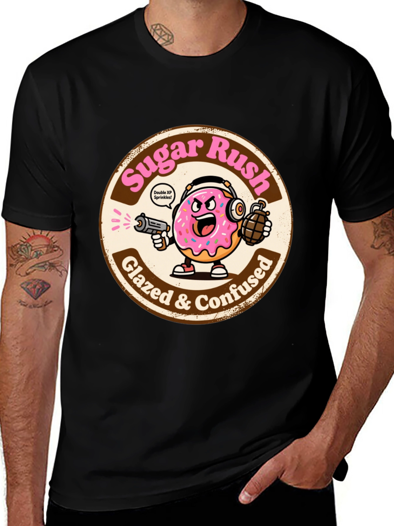 Sugar Rush T-Shirt - Glazed & Confused