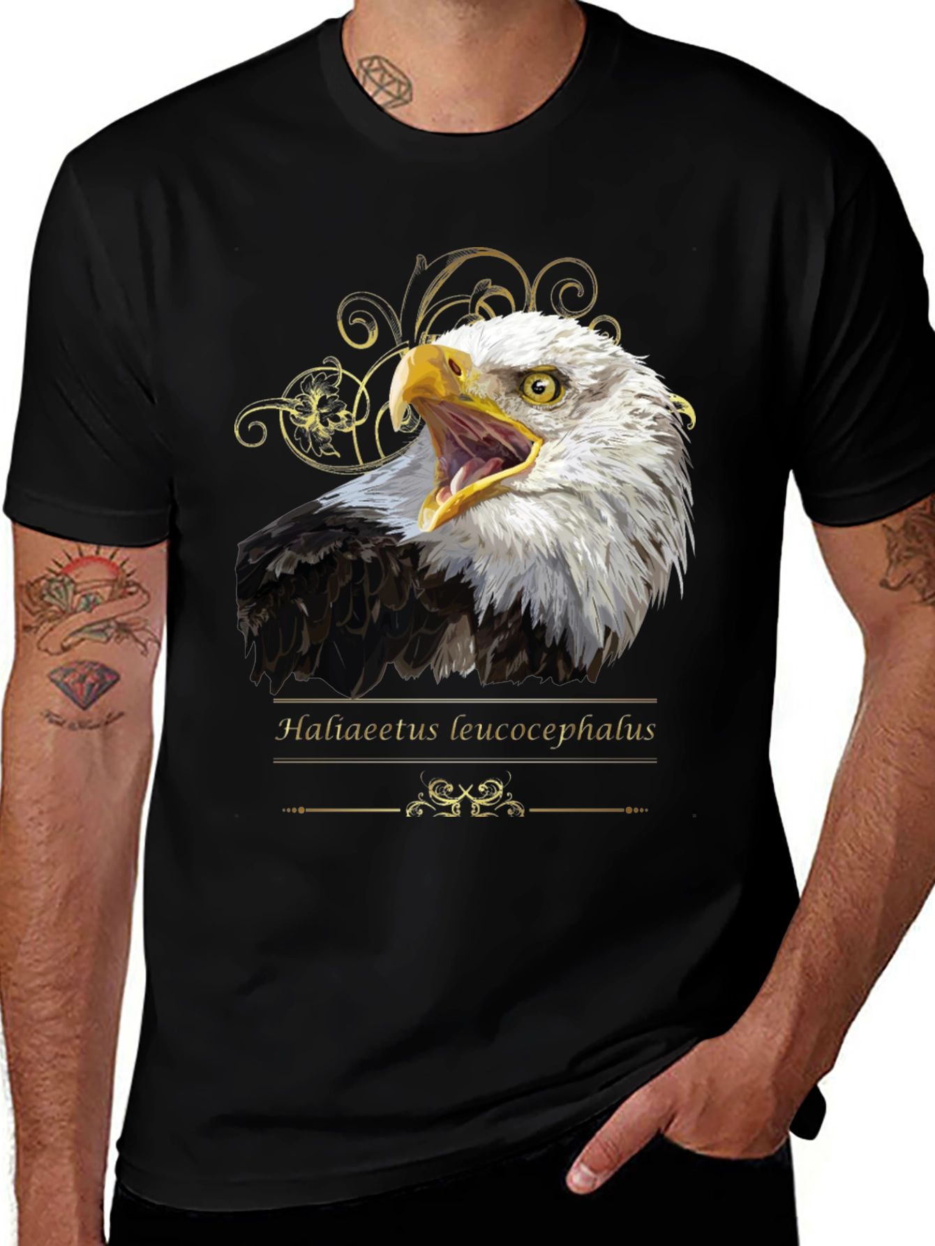 Variant 30 of Bald Eagle Graphic T-Shirt - Patriotic Bird Tee