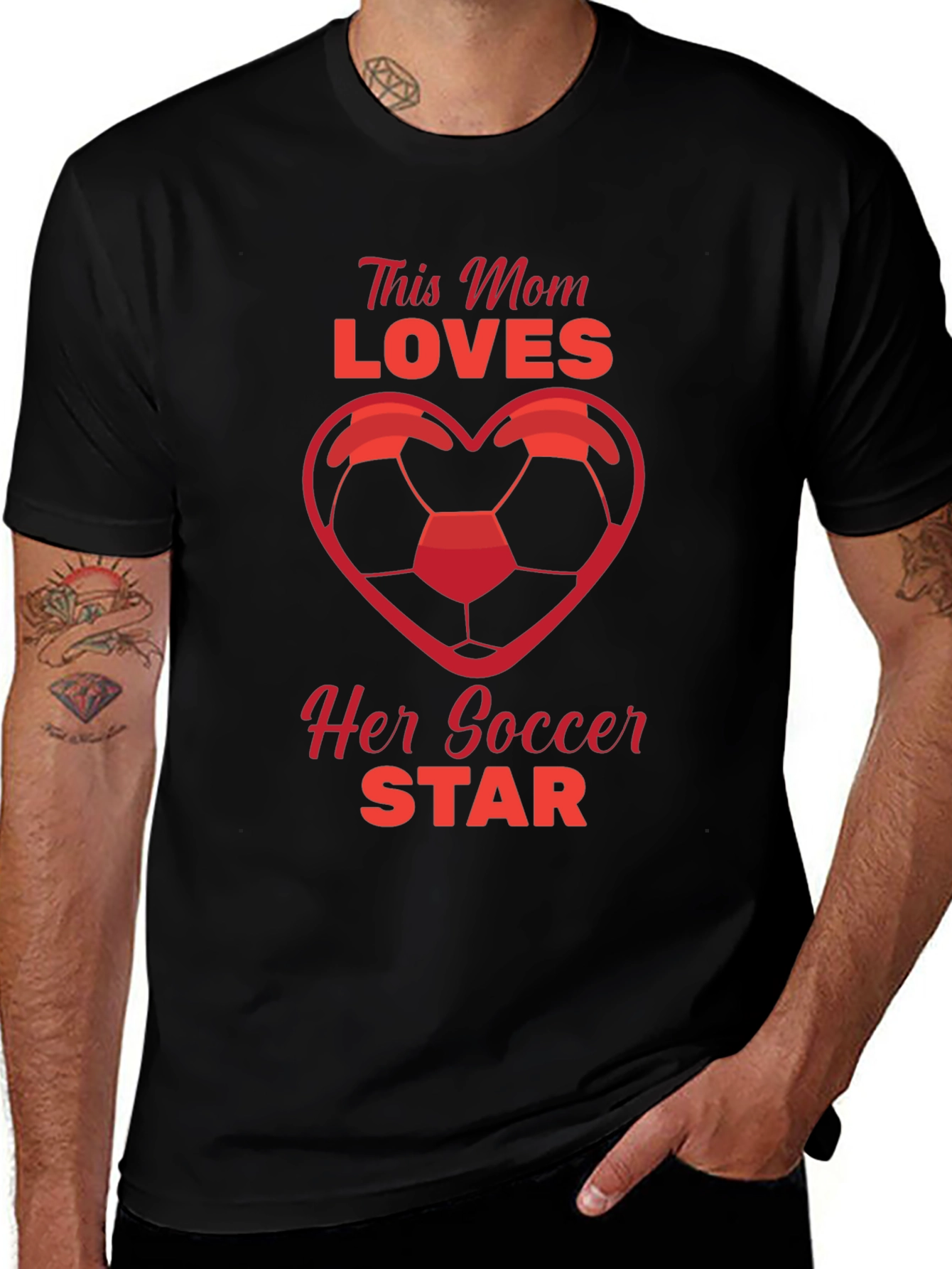 Variant 9 of This Mom Loves Her Soccer Star T-Shirt