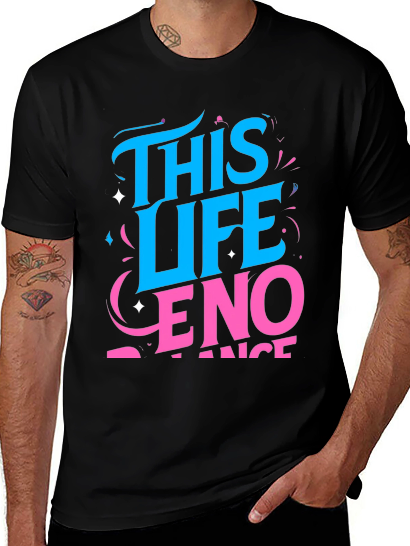 Variant 16 of This Life No Balance Graphic Tee