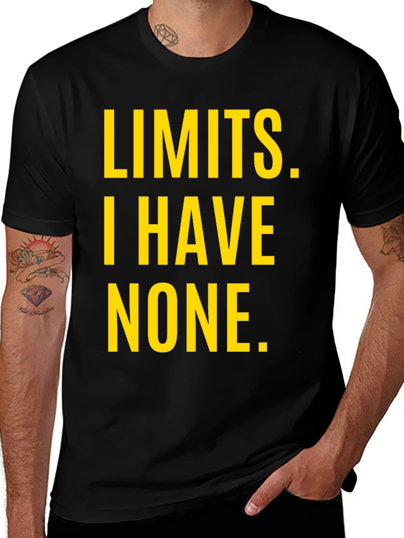 Variant 15 of Limits I Have None Graphic T-Shirt