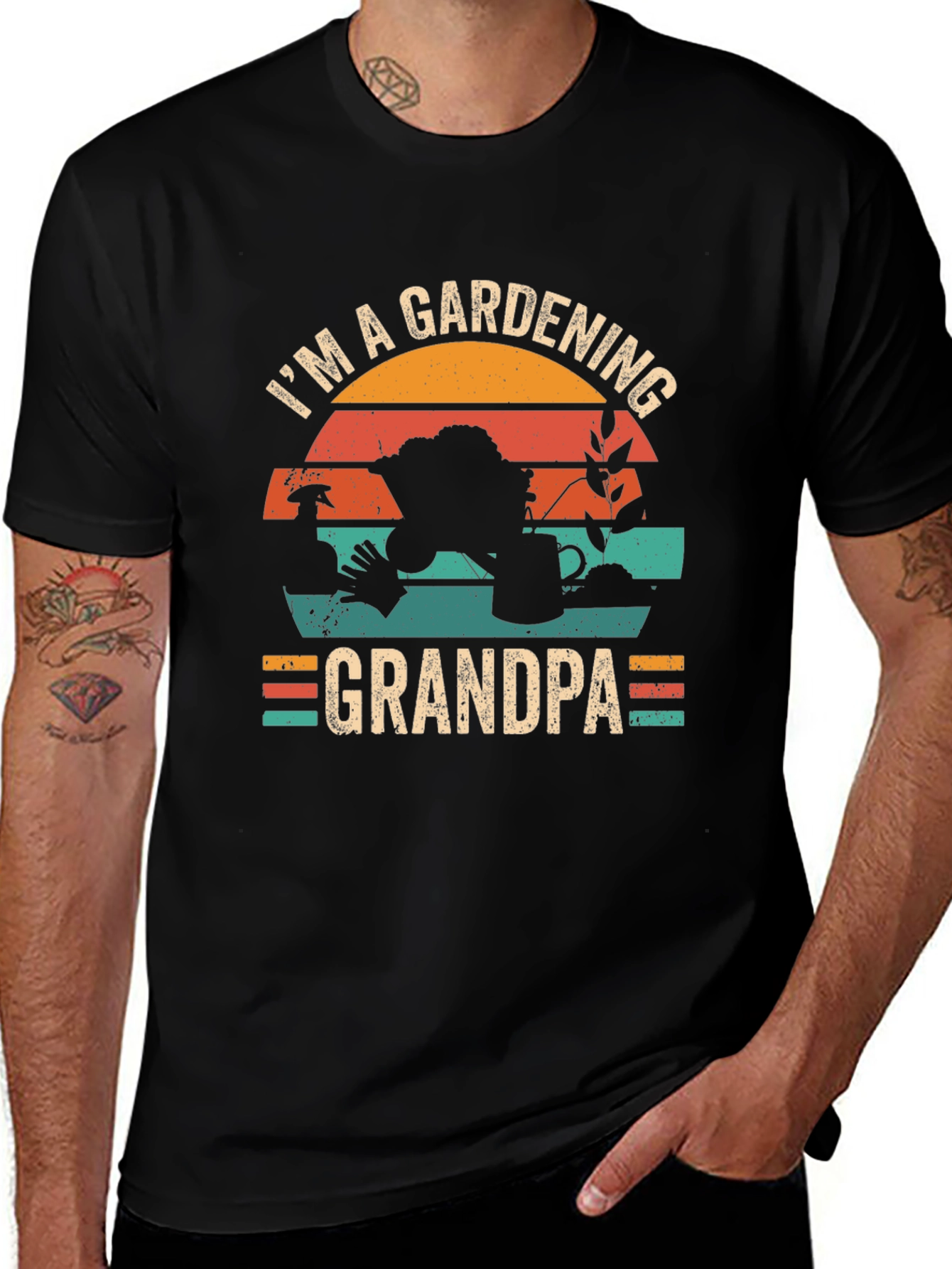 Variant 29 of Gardening Grandpa T-Shirt - Retro Style