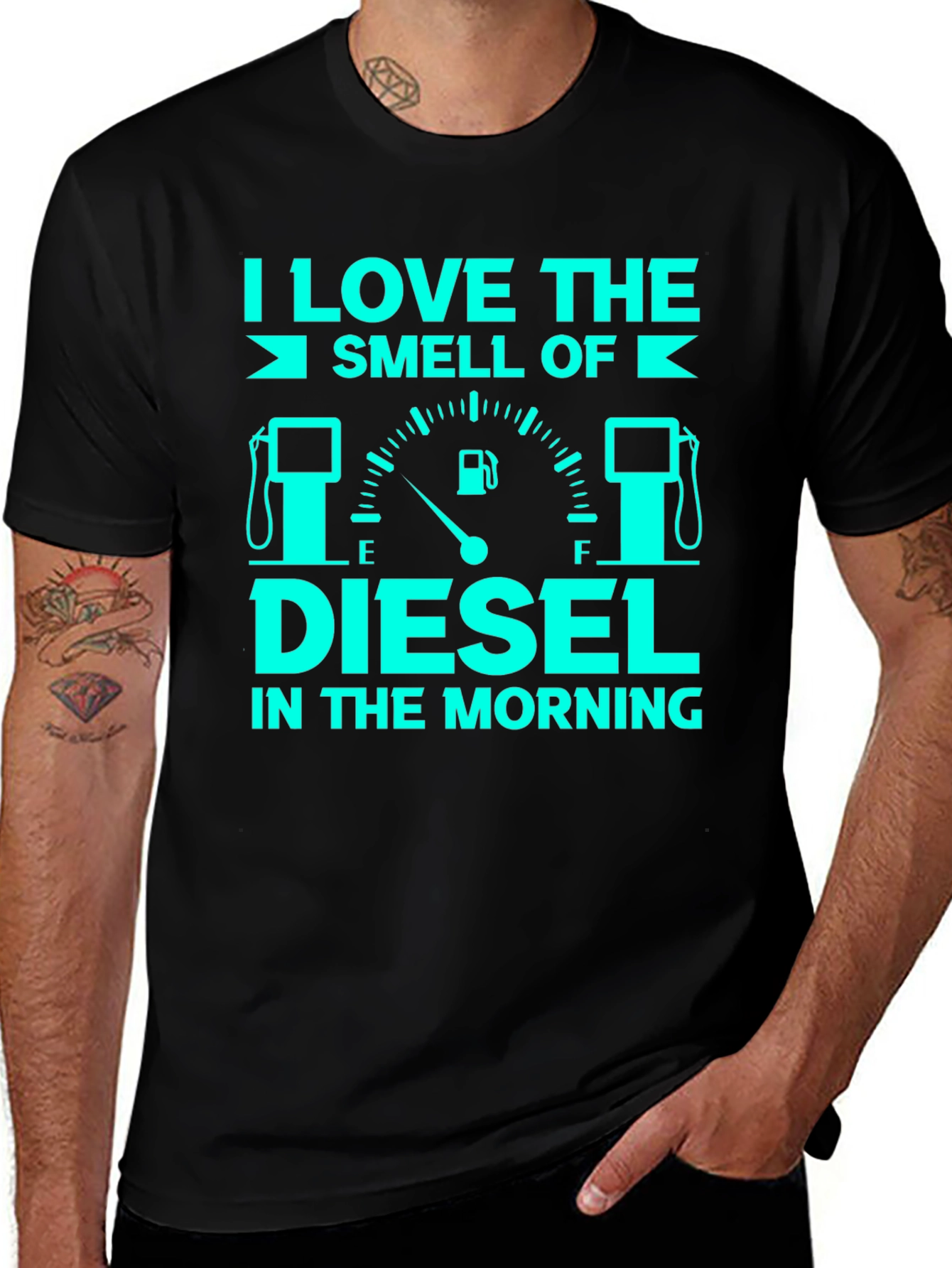 Variant 4 of Diesel Smell T-Shirt - Funny Car Lover Tee