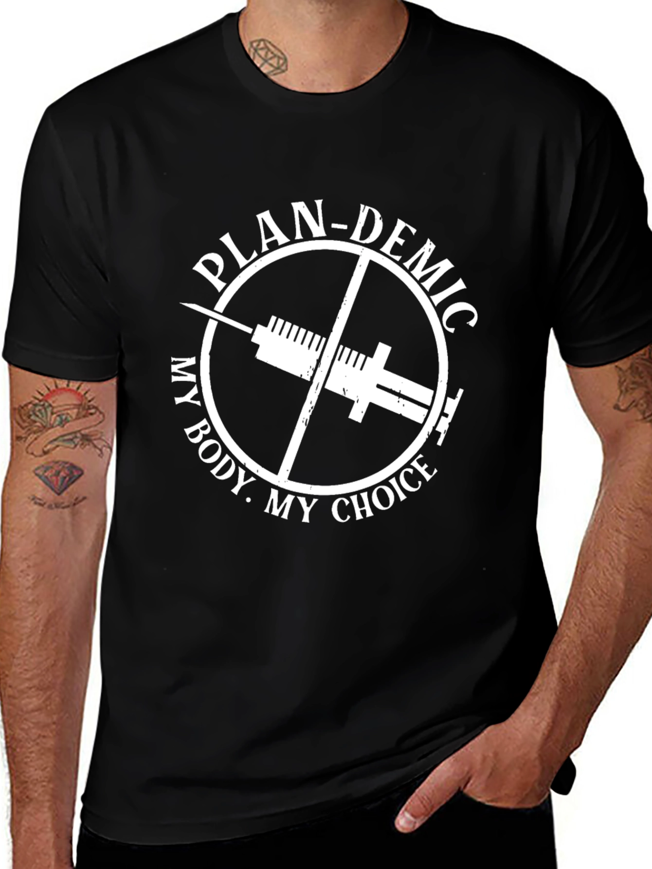 Variant 15 of Plan-demic My Body My Choice T-Shirt