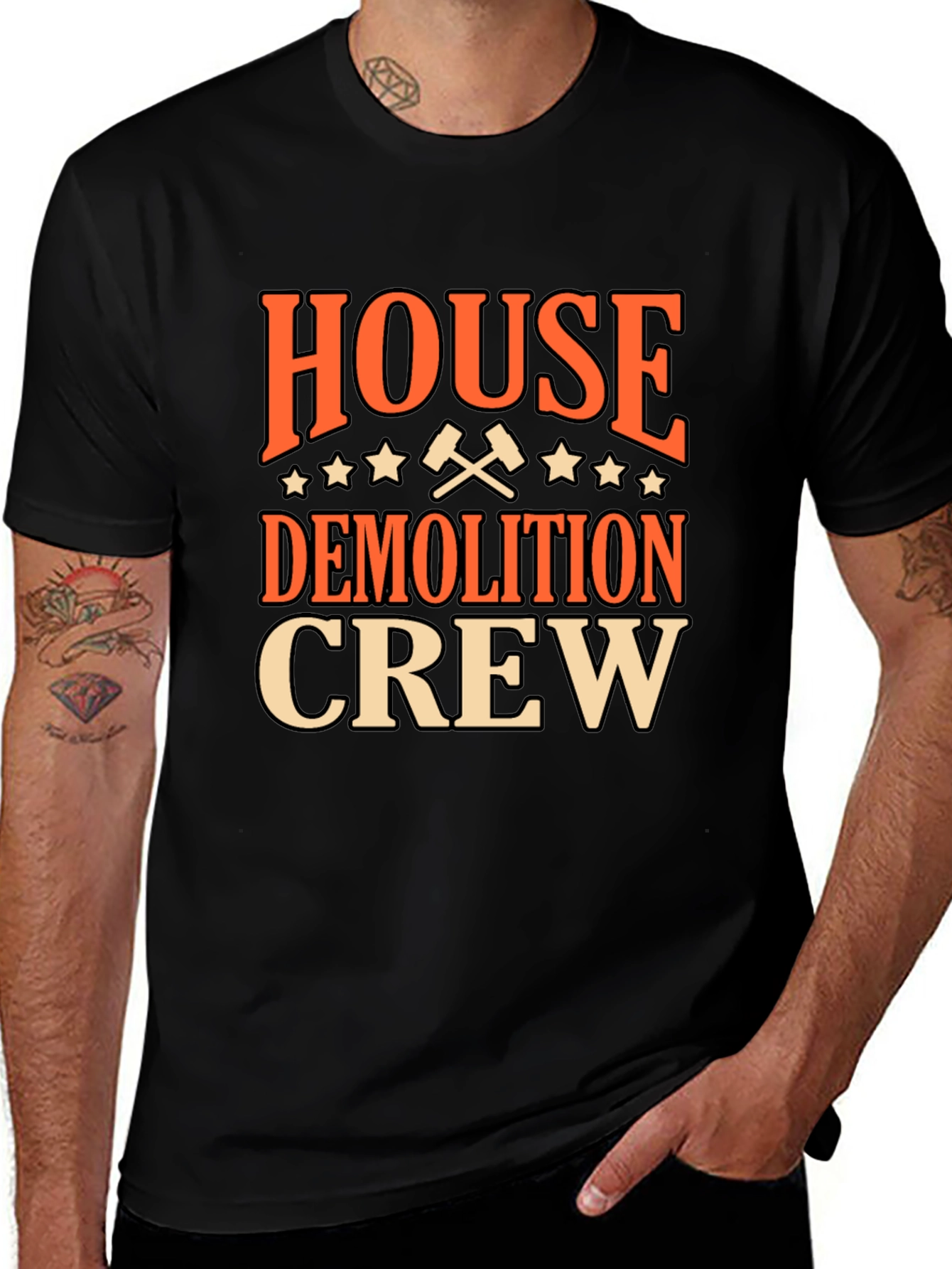 Variant 28 of House Demolition Crew Black T-Shirt