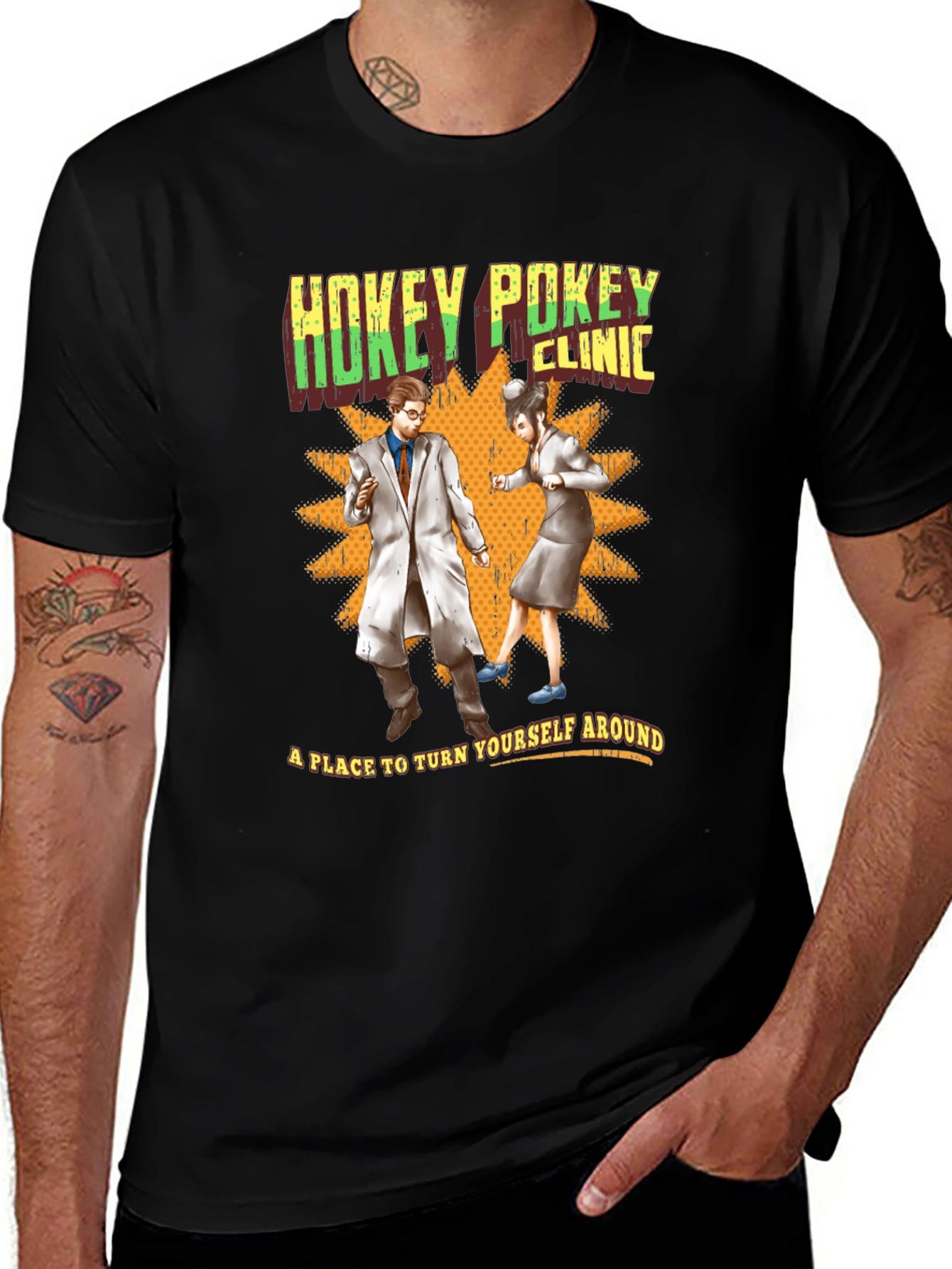 Variant 2 of Hokey Pokey Clinic Graphic Tee