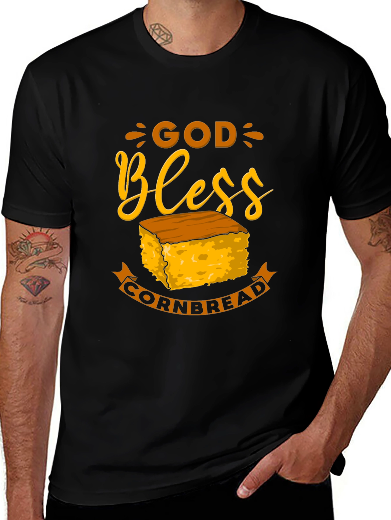 God Bless Cornbread Graphic T-Shirt