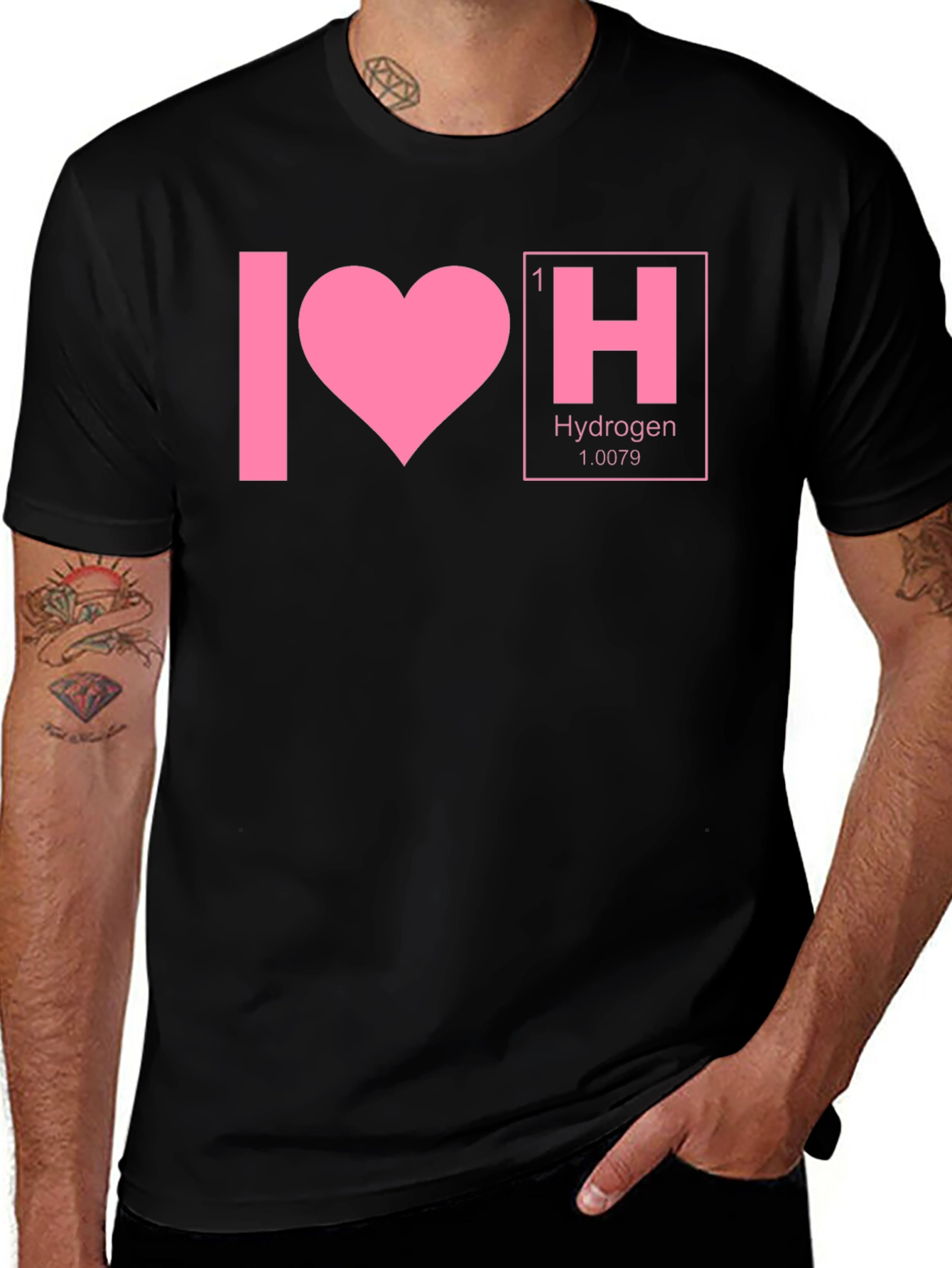 I Heart Hydrogen T-Shirt - Science Love Tee