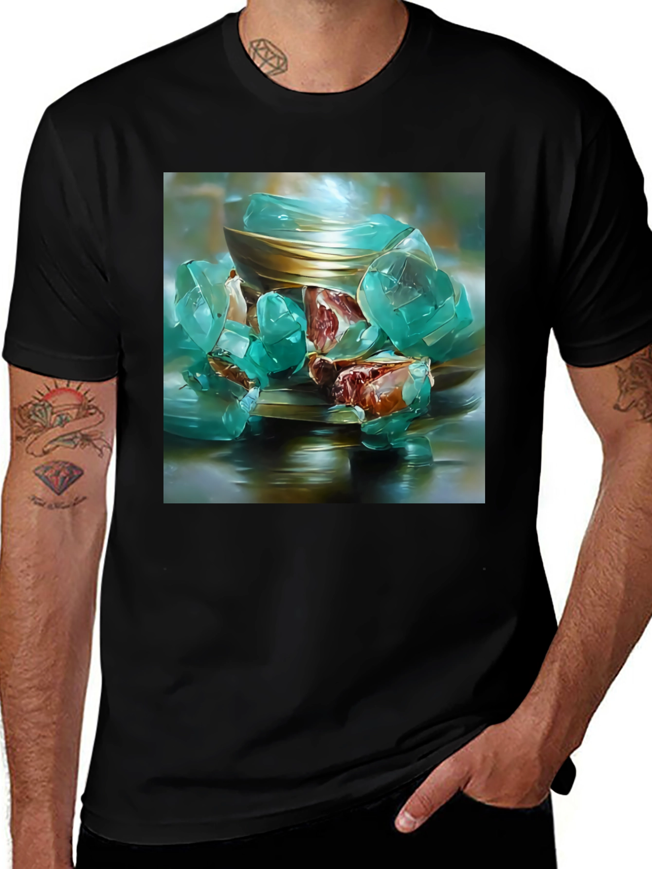 Variant 16 of Emerald Gem T-Shirt