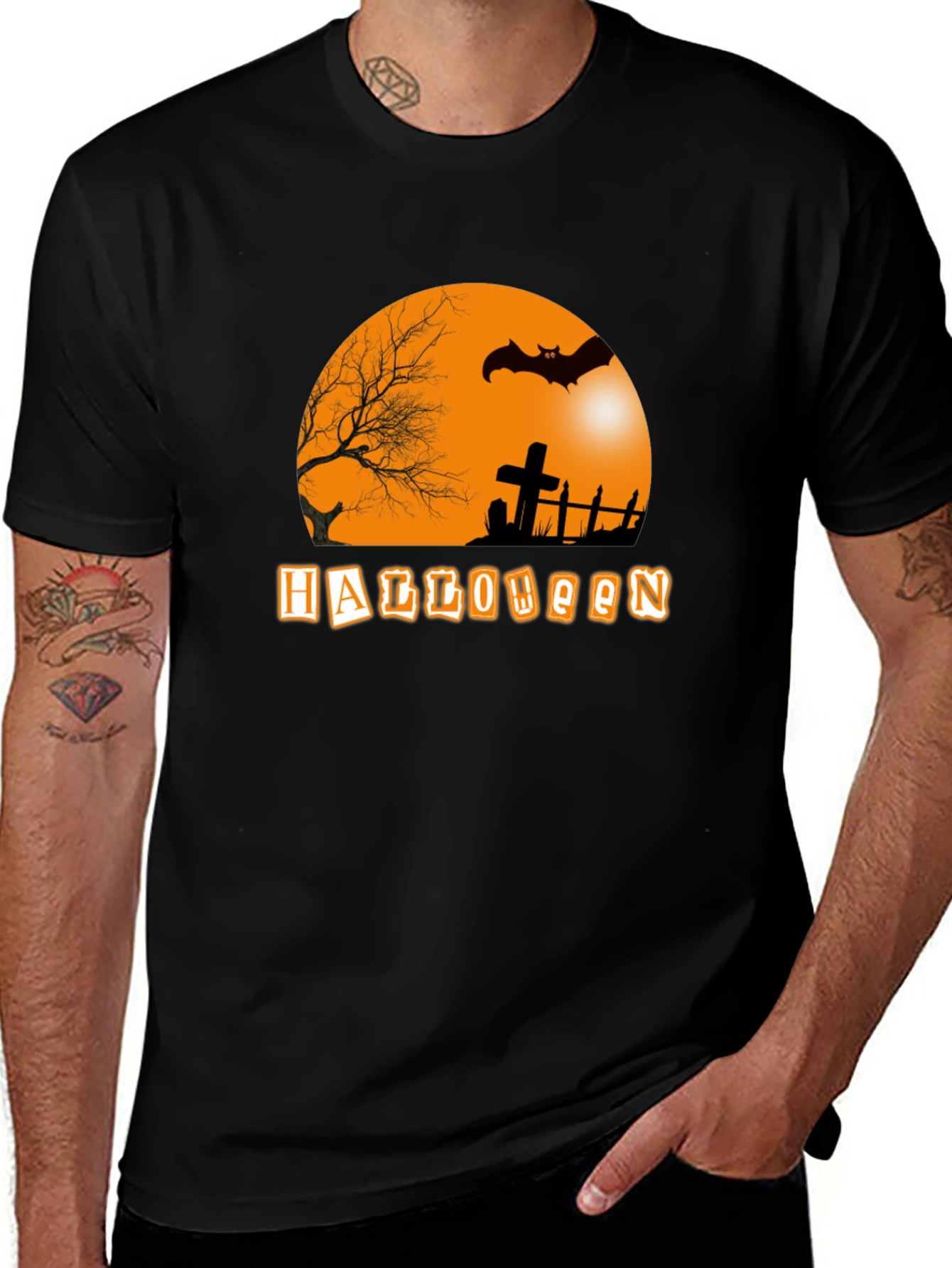 Variant 19 of Halloween Graphic T-Shirt - Spooky Season Tee