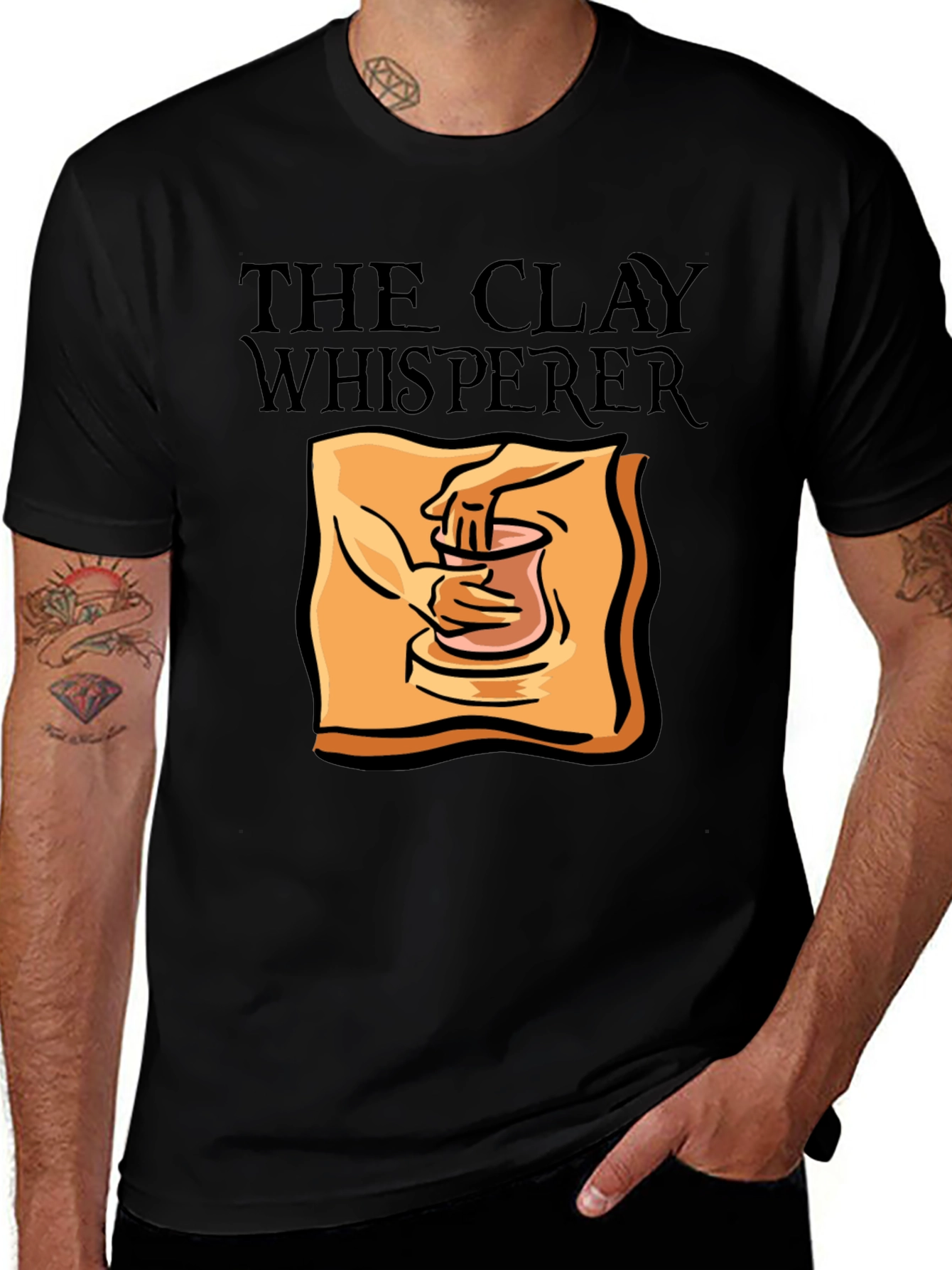 Clay Whisperer Graphic T-Shirt Pottery Lover Gift
