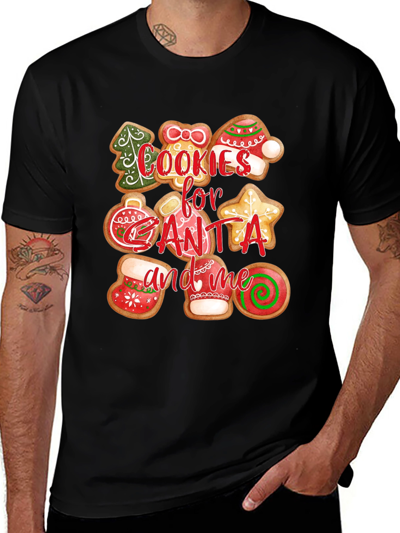 Cookies for Santa Graphic Tee