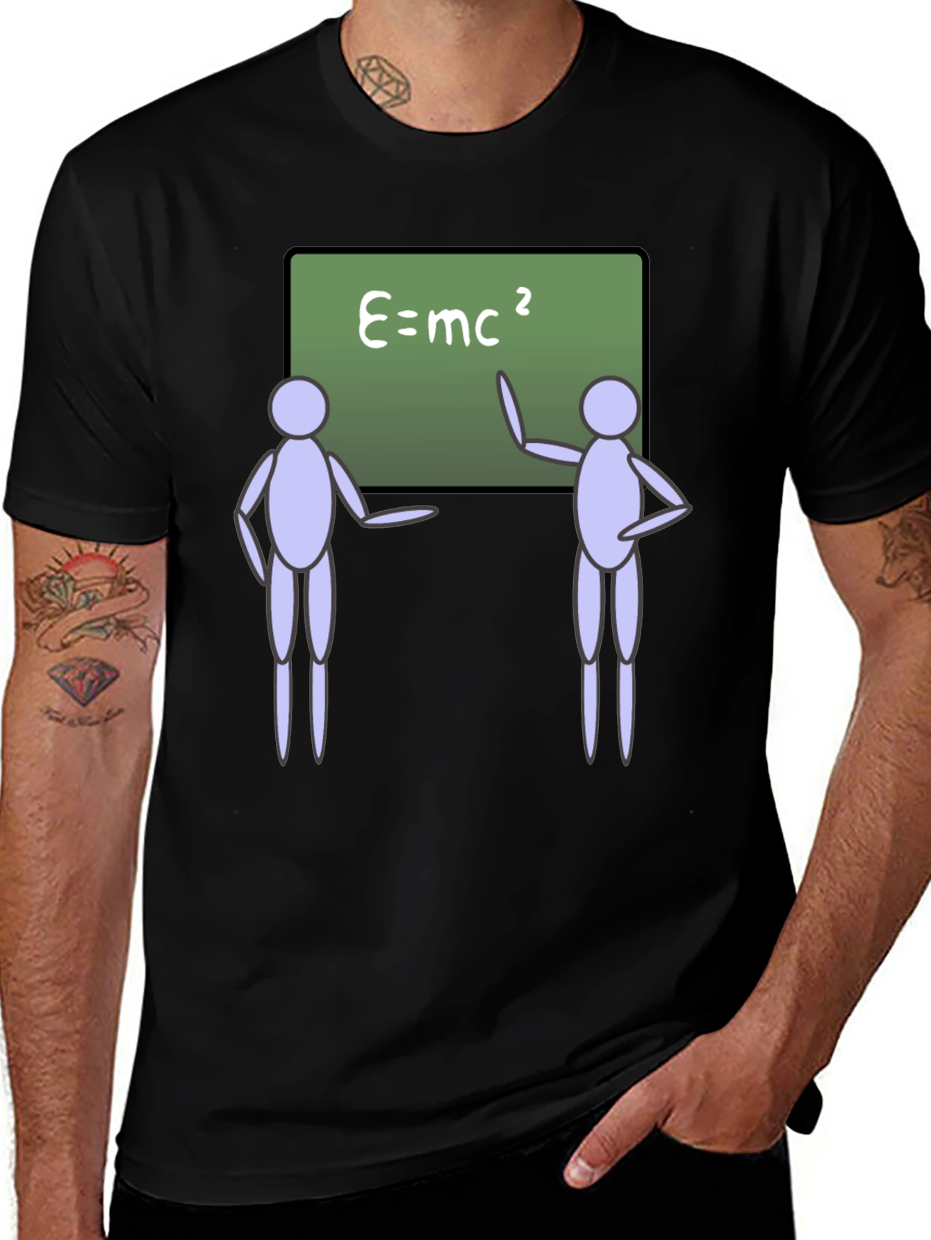Variant 30 of E=mc² Black T-Shirt