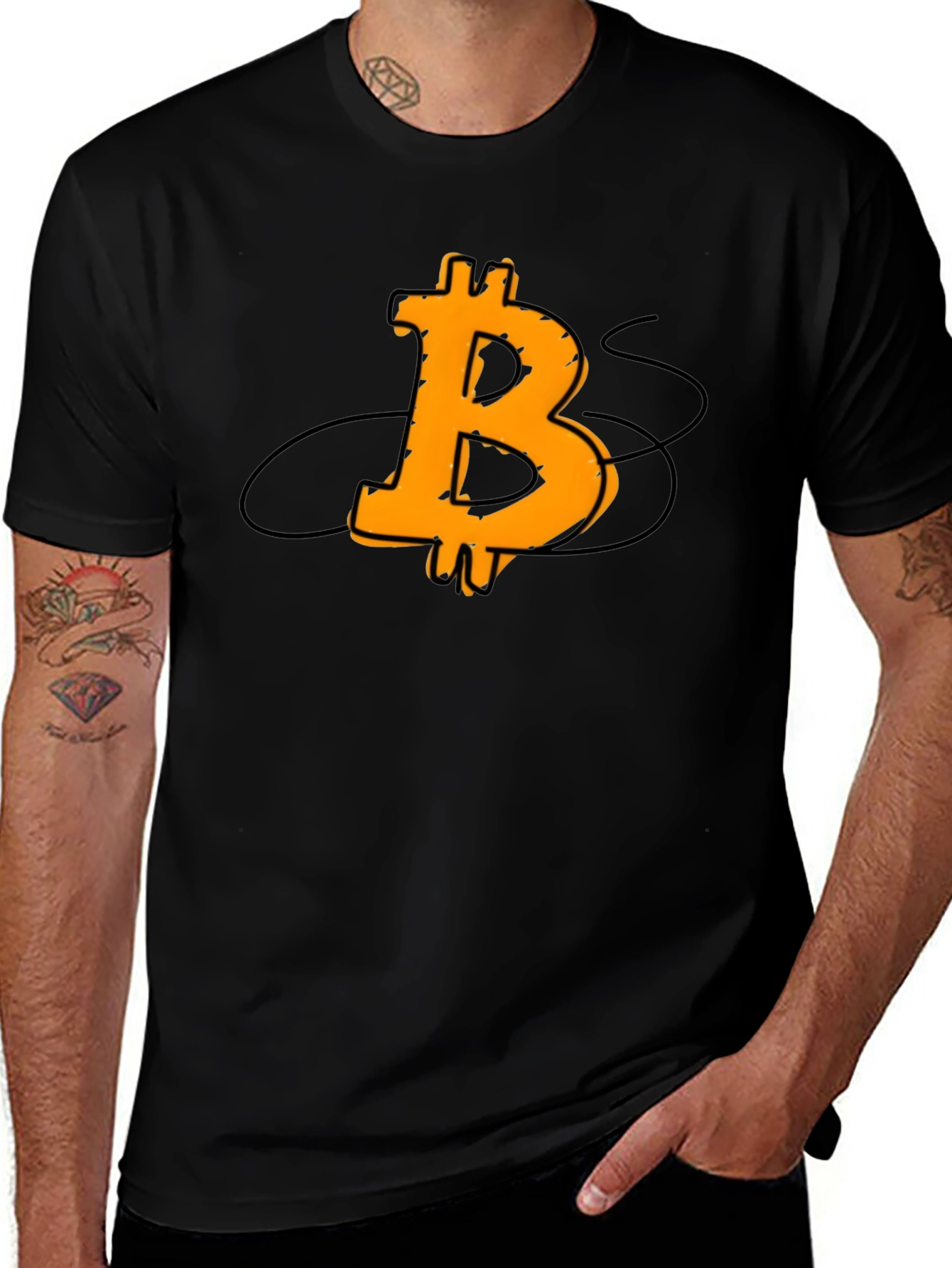 Bitcoin Graphic Tee - Crypto Enthusiast T-Shirt