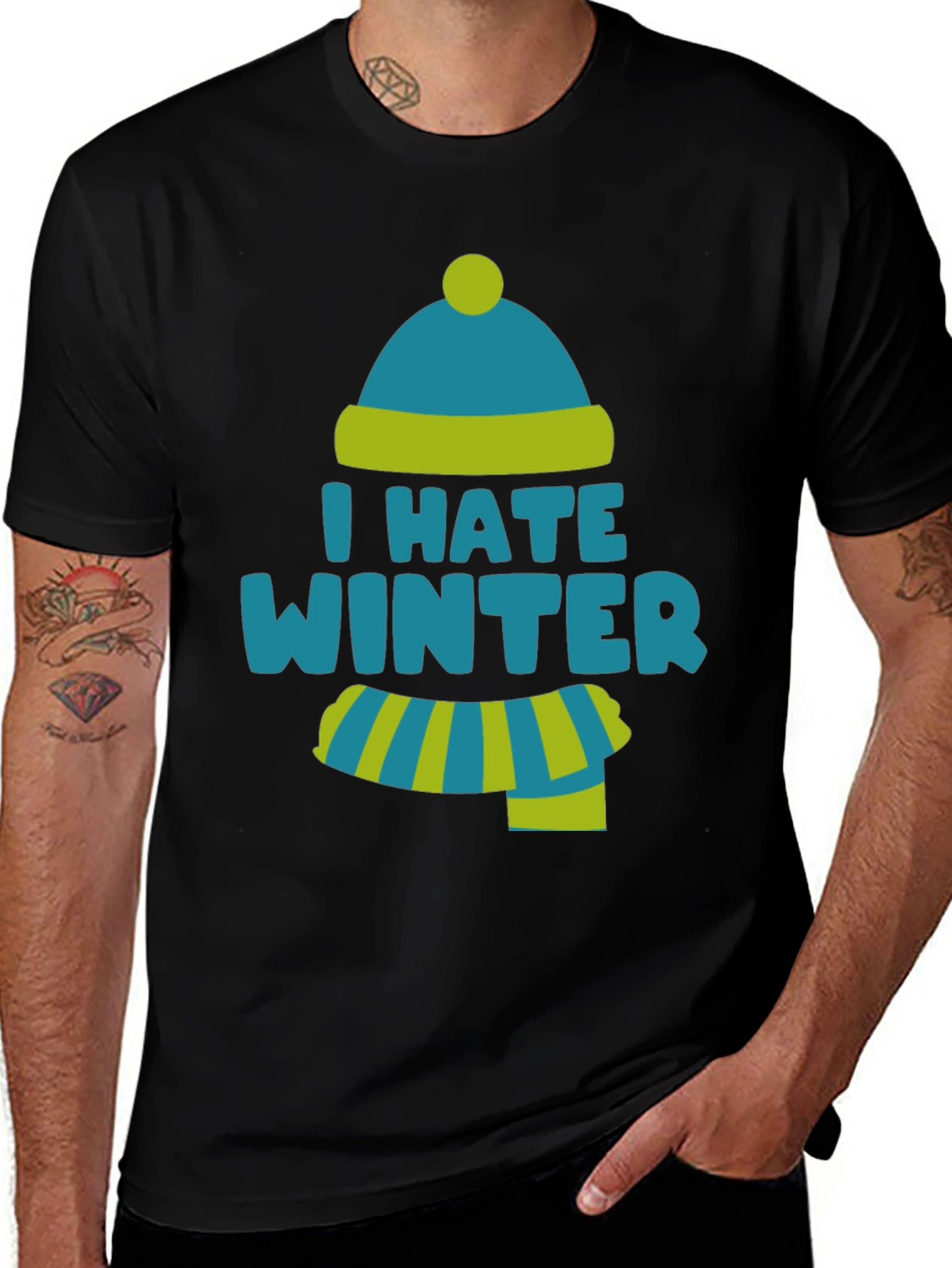Variant 25 of I Hate Winter Funny T-Shirt