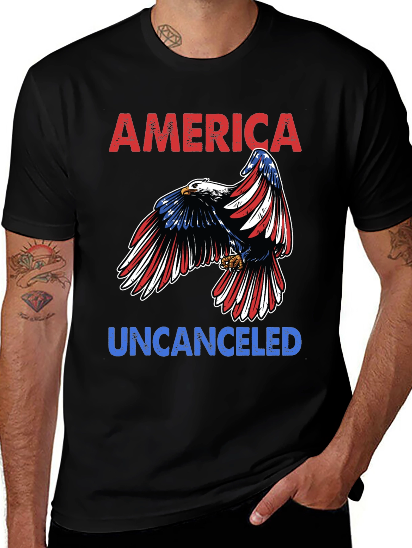 Variant 27 of America Uncanceled Patriotic Eagle T-Shirt