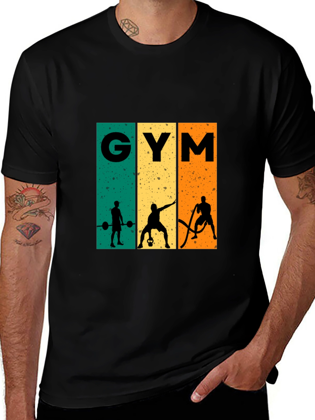 Variant 6 of Gym Workout T-Shirt: Fitness Apparel
