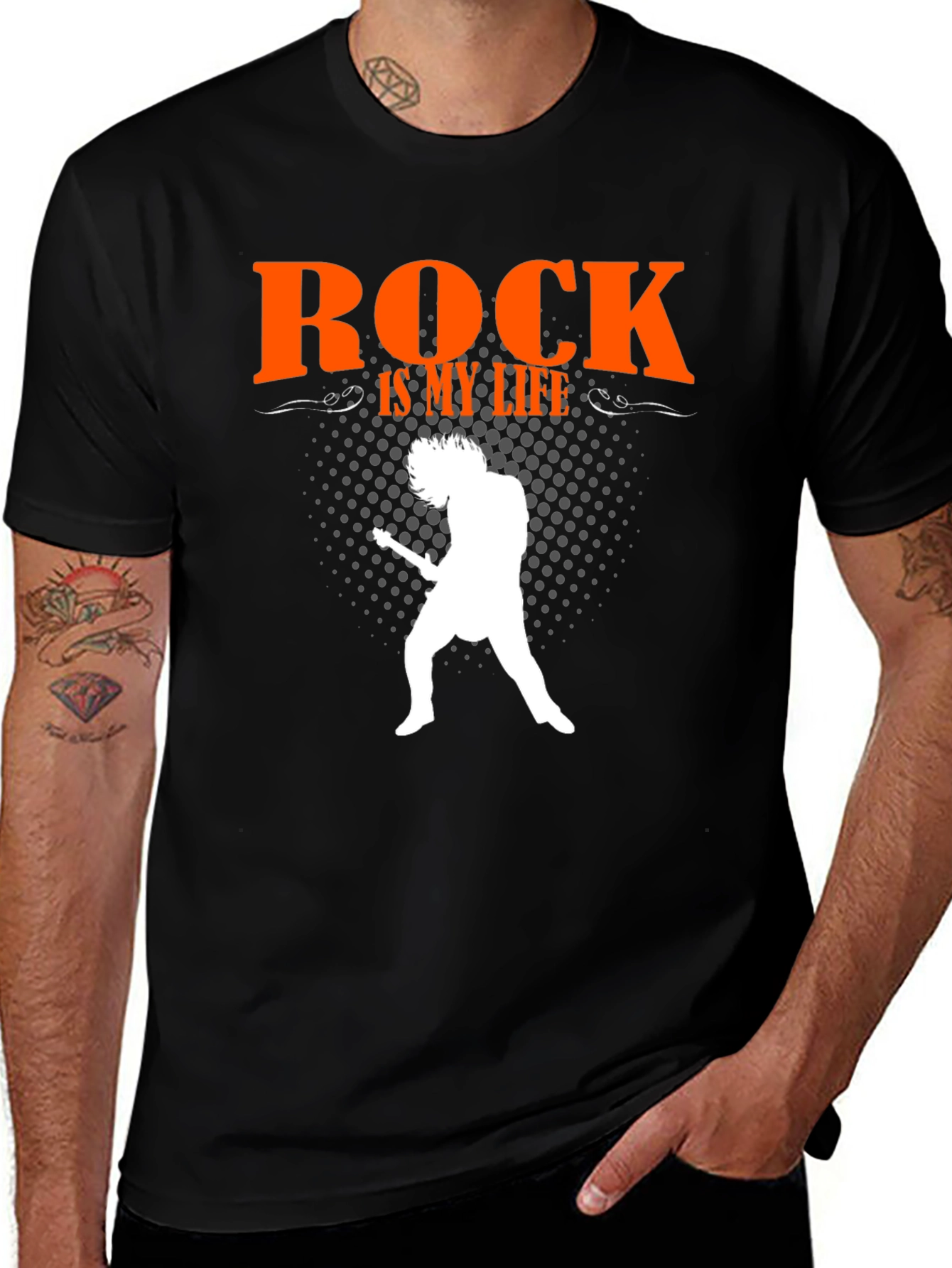 Variant 30 of Rock Is My Life Graphic T-Shirt