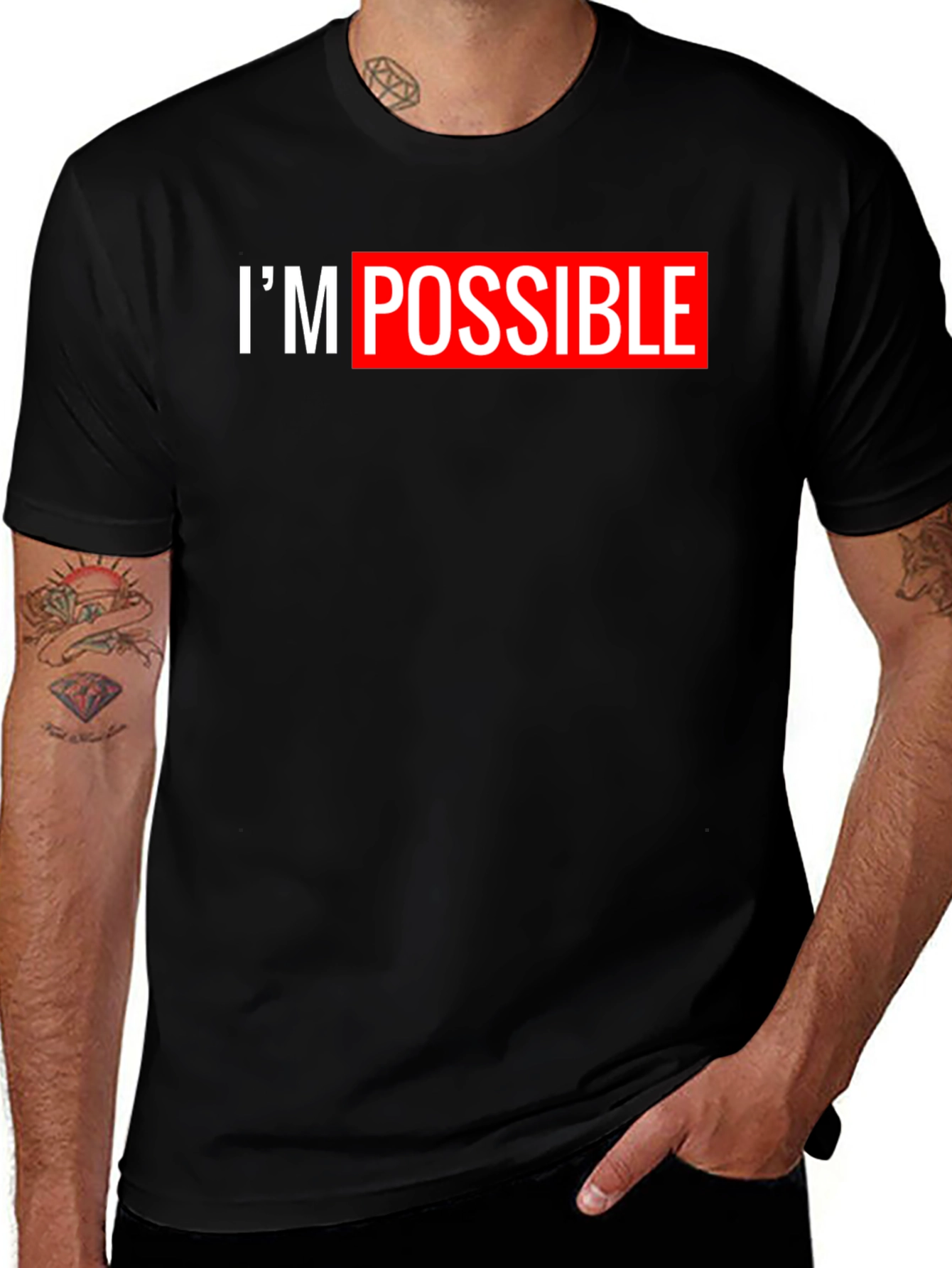 I'm Possible Black T-Shirt