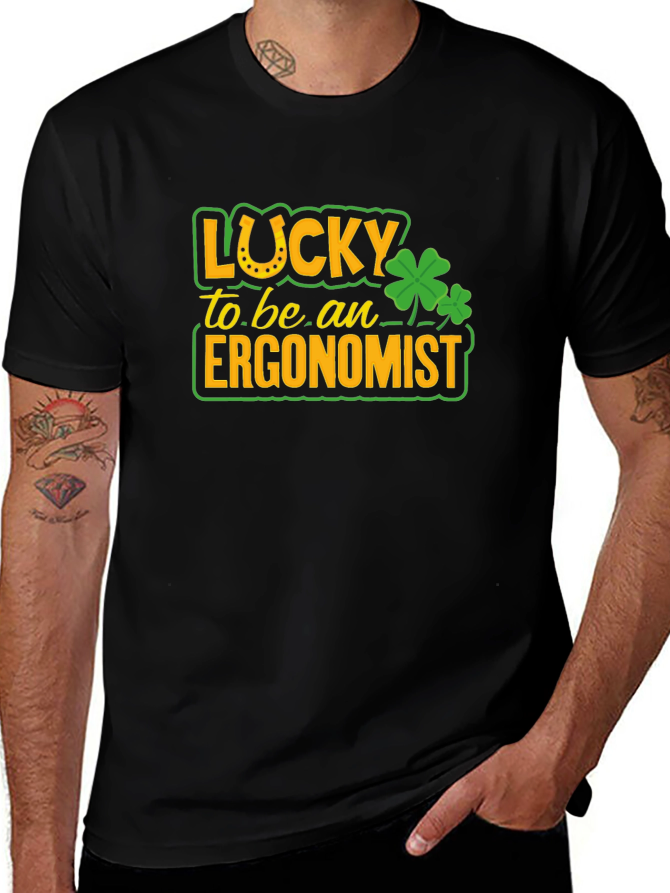 Lucky to be an Ergonomist St. Patrick's Day T-Shirt