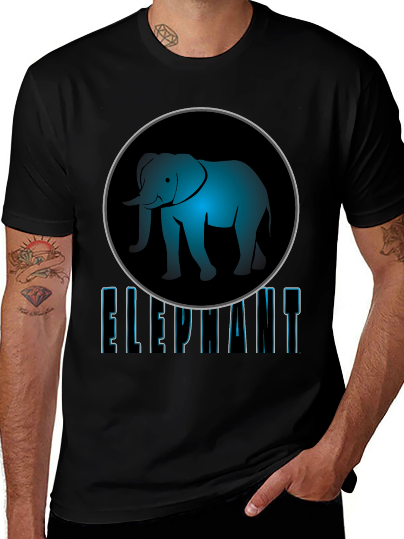 Variant 20 of Elephant Graphic T-Shirt - Unisex Style
