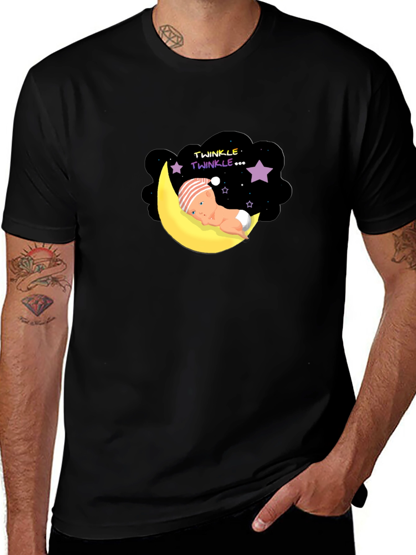 Variant 10 of Twinkle Moon Baby Graphic T-Shirt
