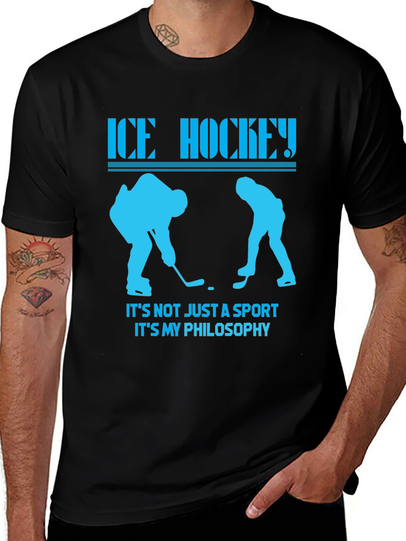 Variant 15 of Ice Hockey Philosophy T-Shirt - Sport Tee