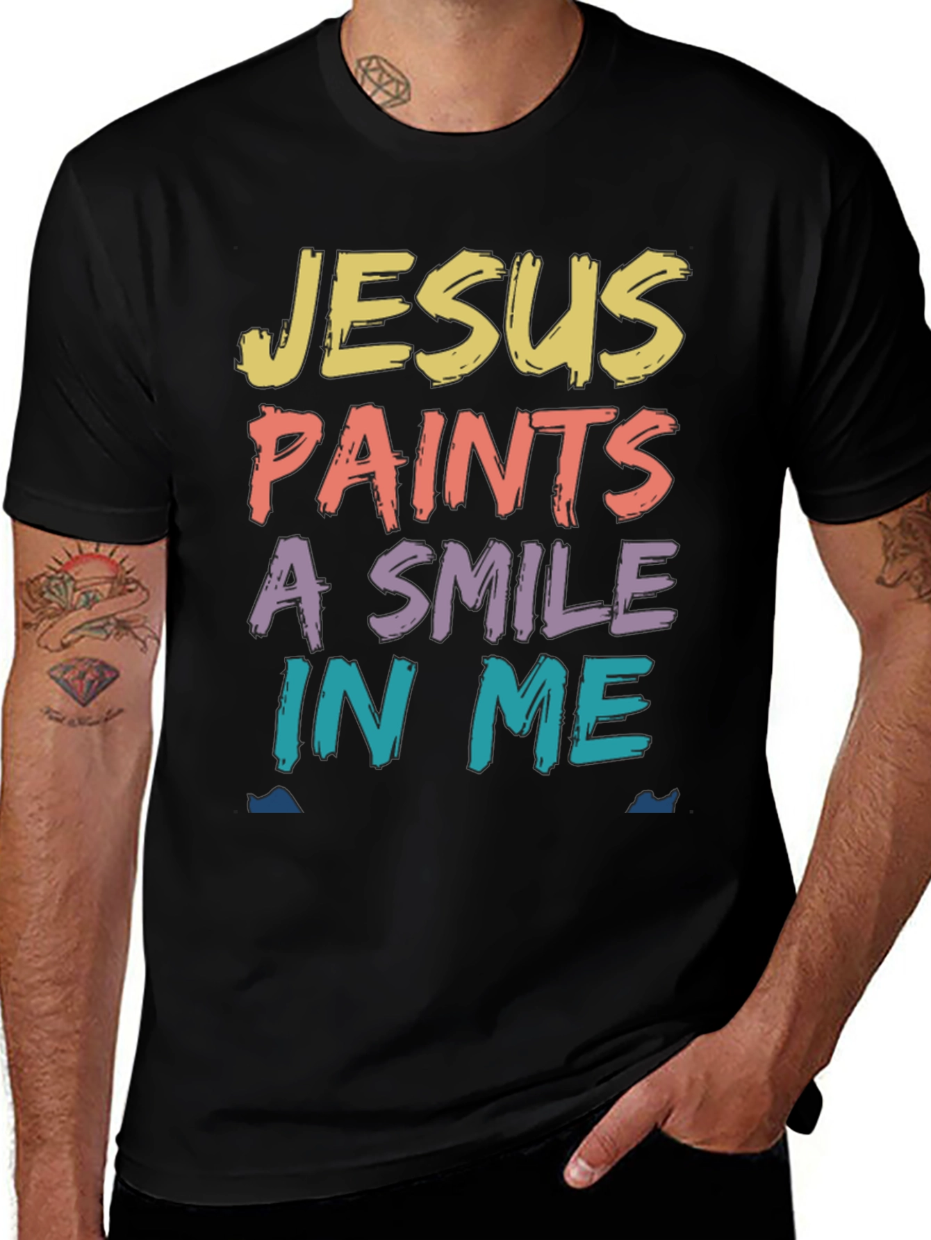 Jesus Paints a Smile Graphic Tee