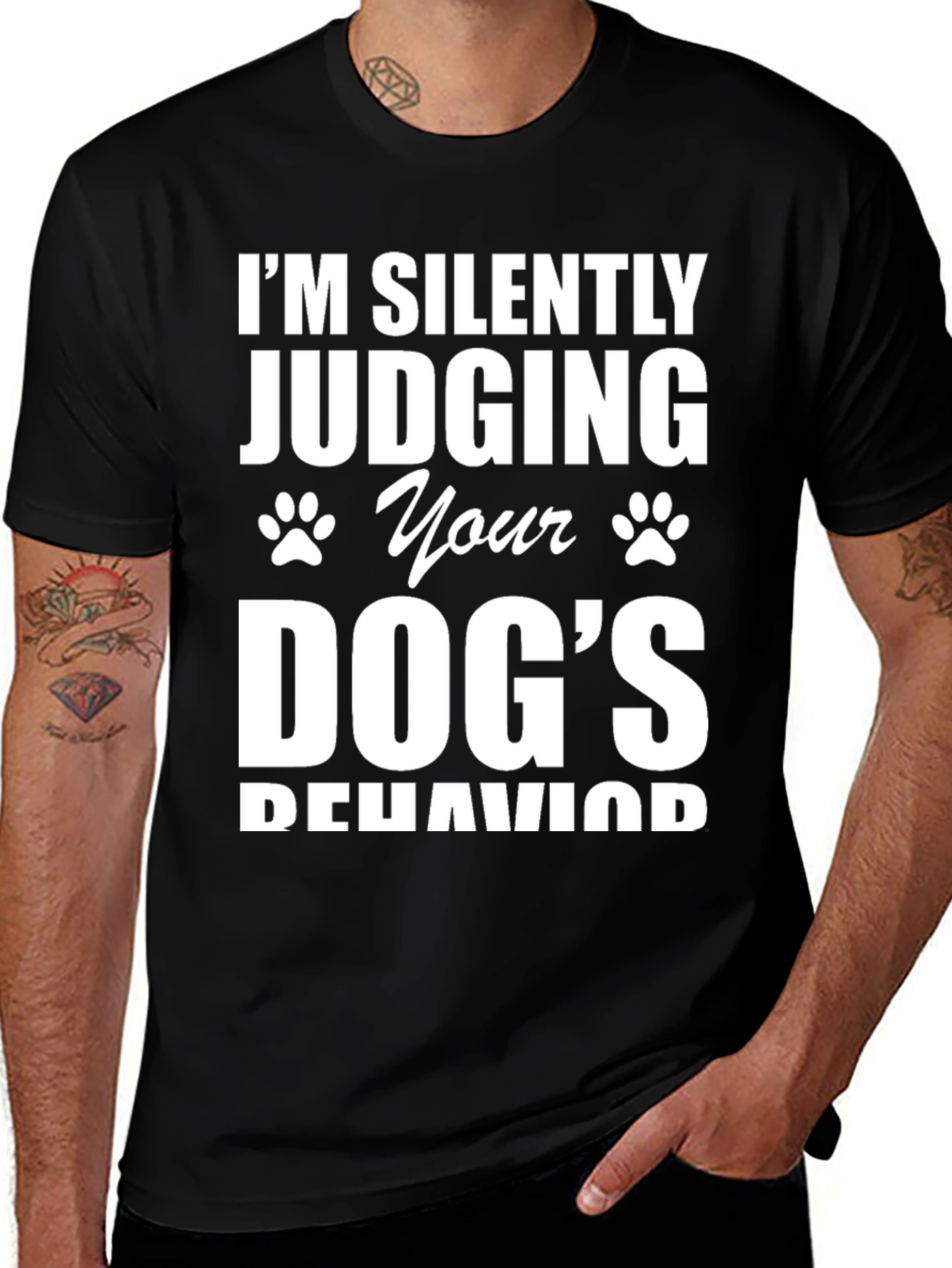 Variant 14 of Silently Judging Dog's Behavior Tee