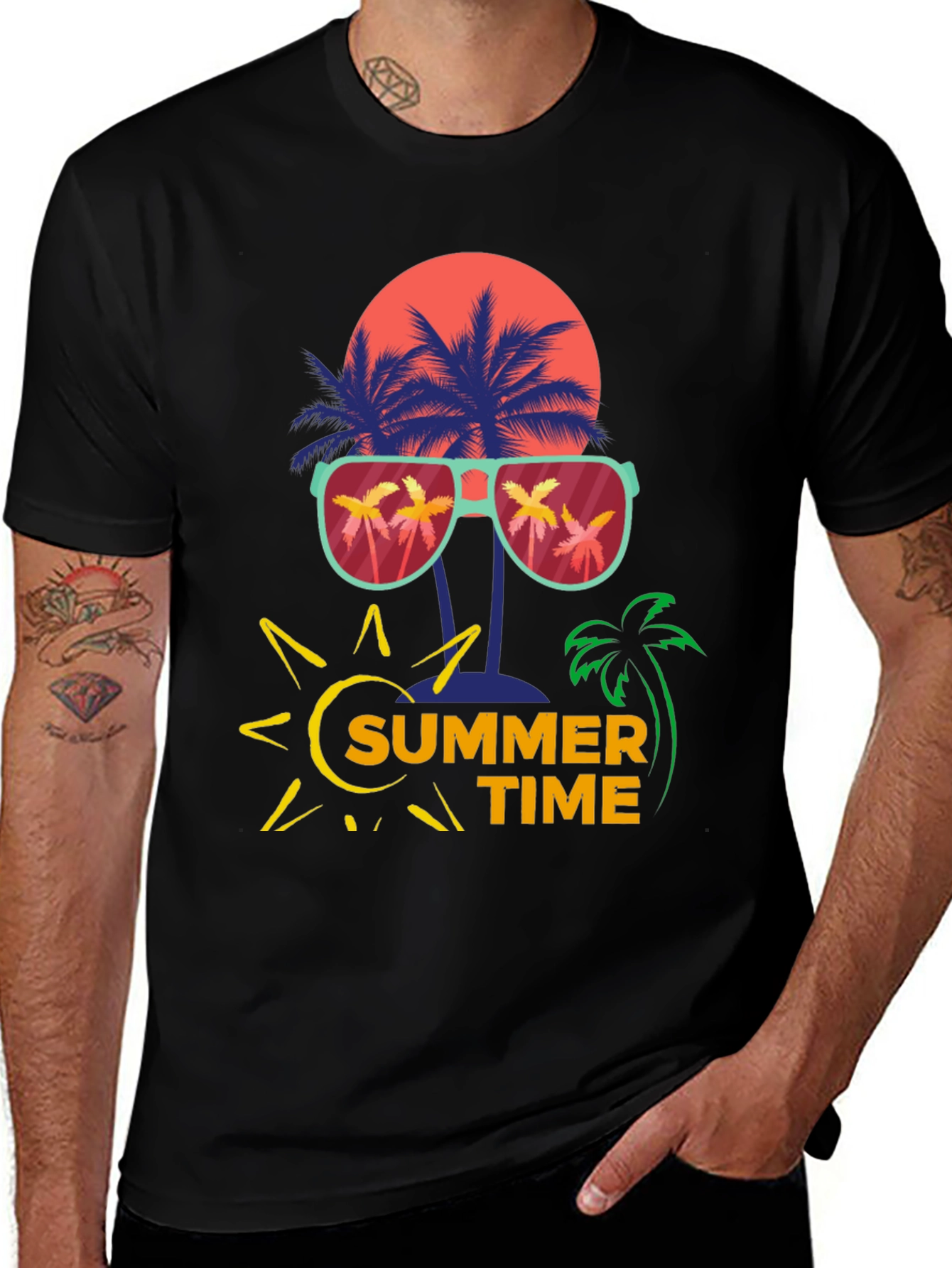 Variant 23 of Summer Time Graphic T-Shirt