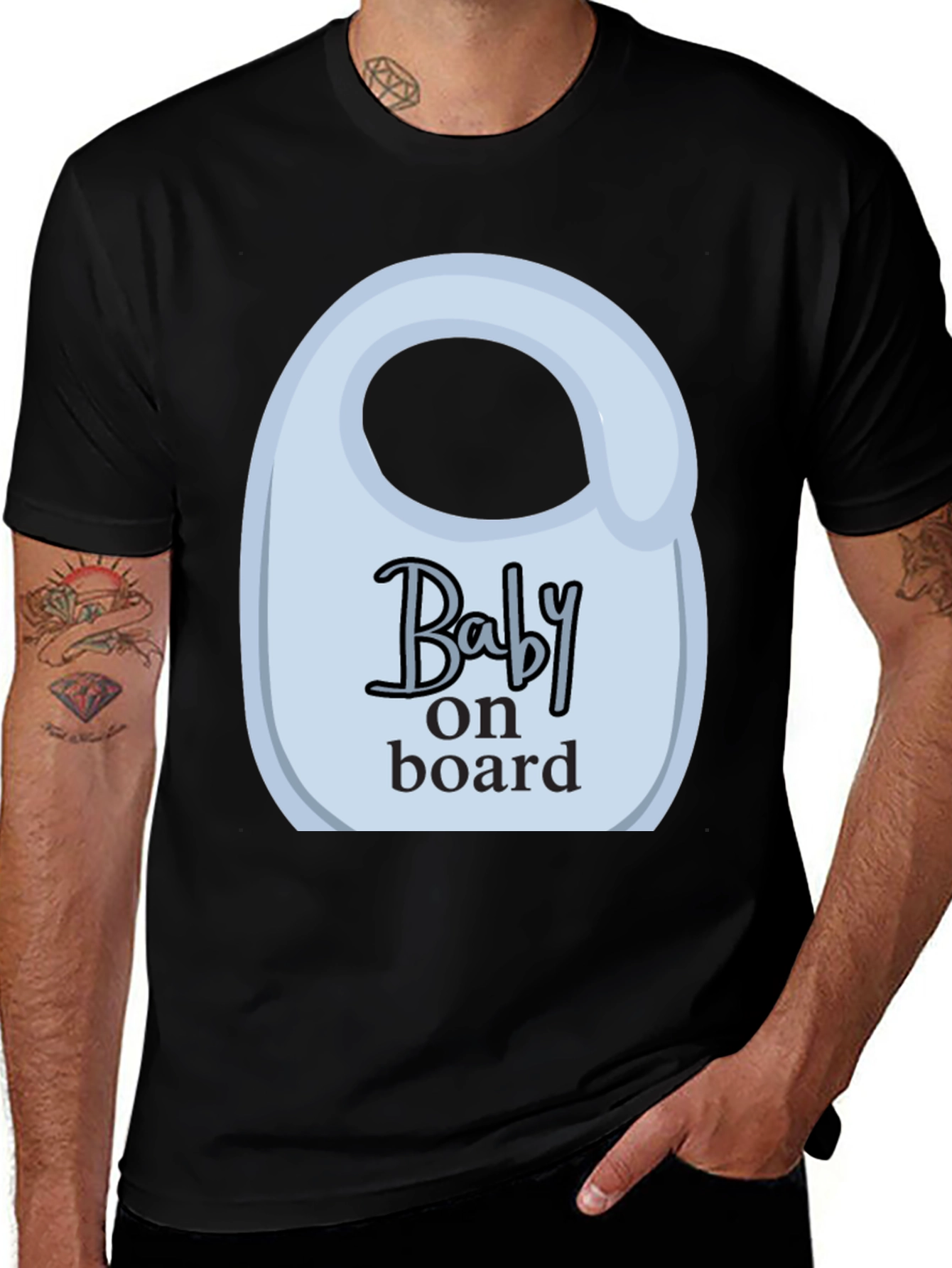 Baby On Board Graphic Tee - New Parent Apparel