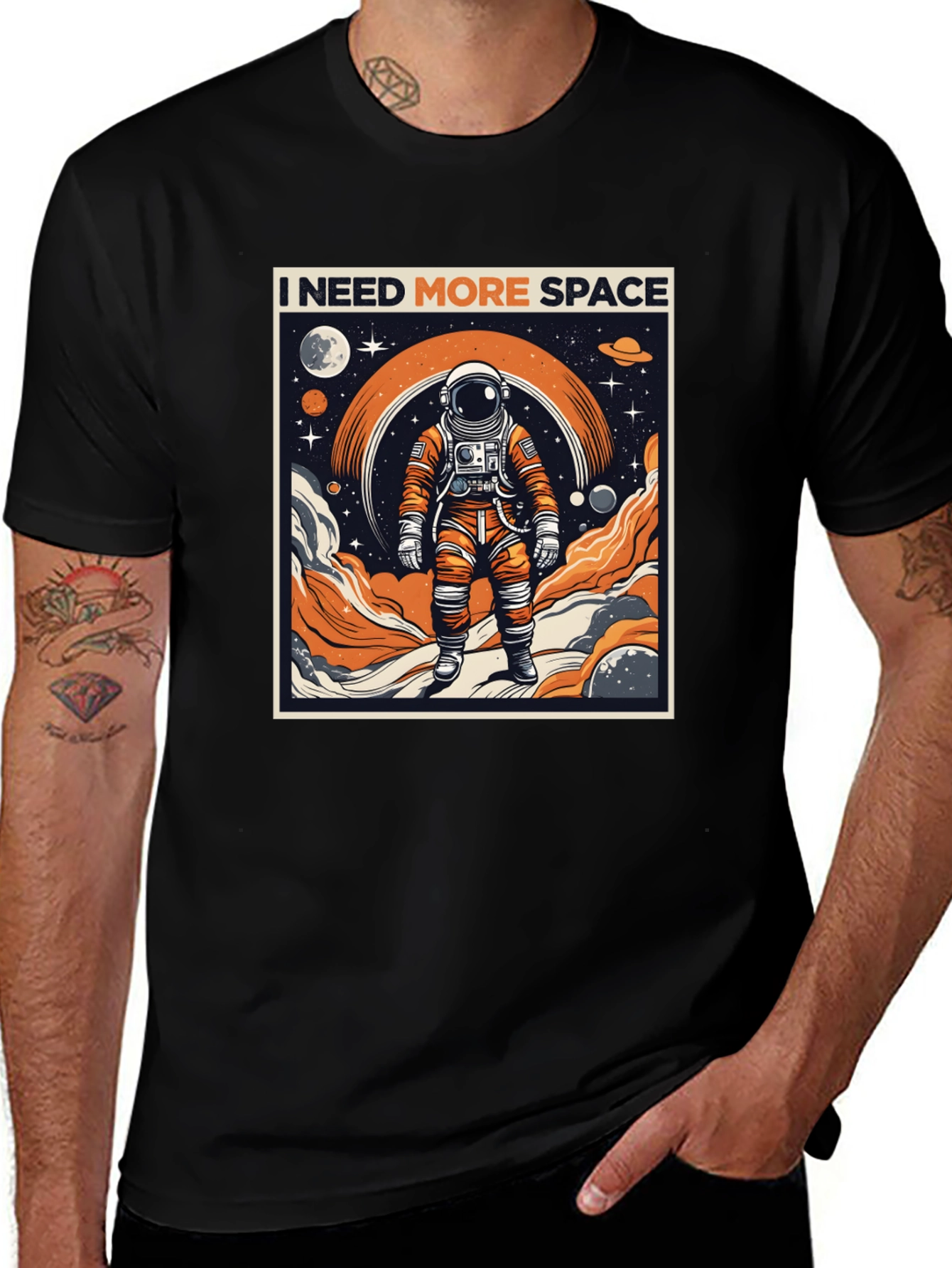 Variant 4 of I Need More Space Graphic T-Shirt