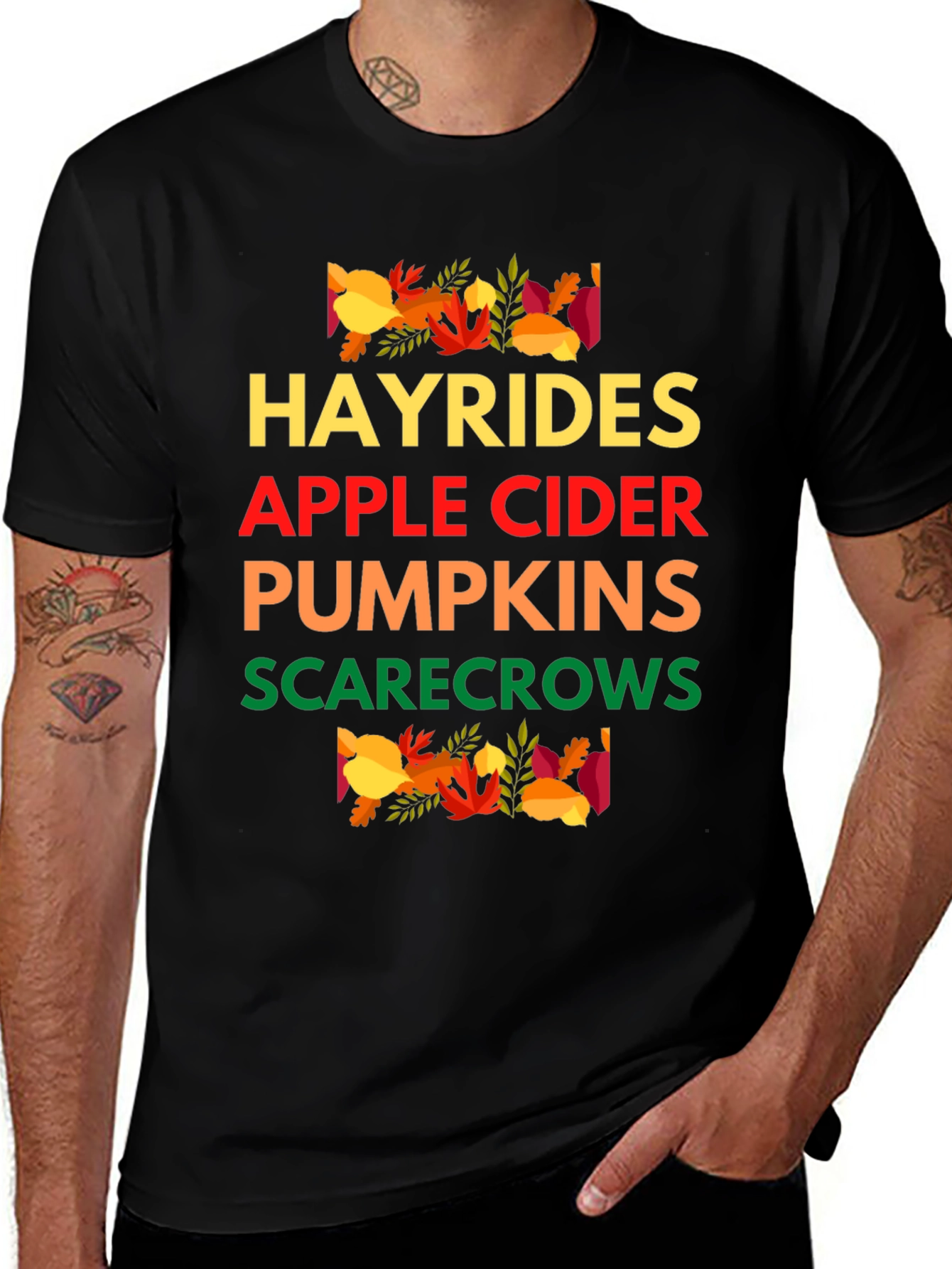 Fall Hayrides Apple Cider T-Shirt