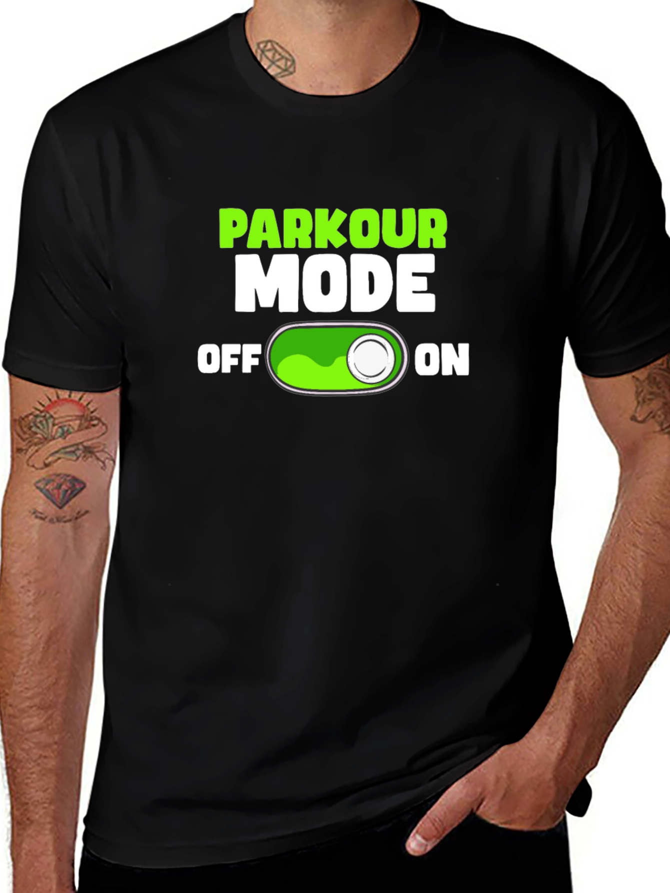 Variant 6 of Parkour Mode On T-Shirt