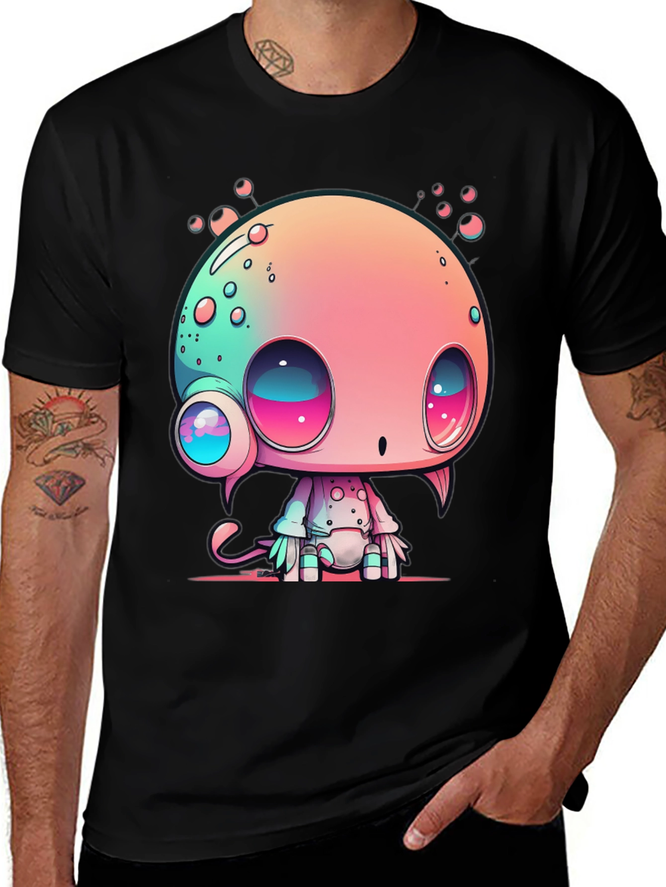 Cartoon Monster T-Shirt: Unique, Funky, & Colorful Design