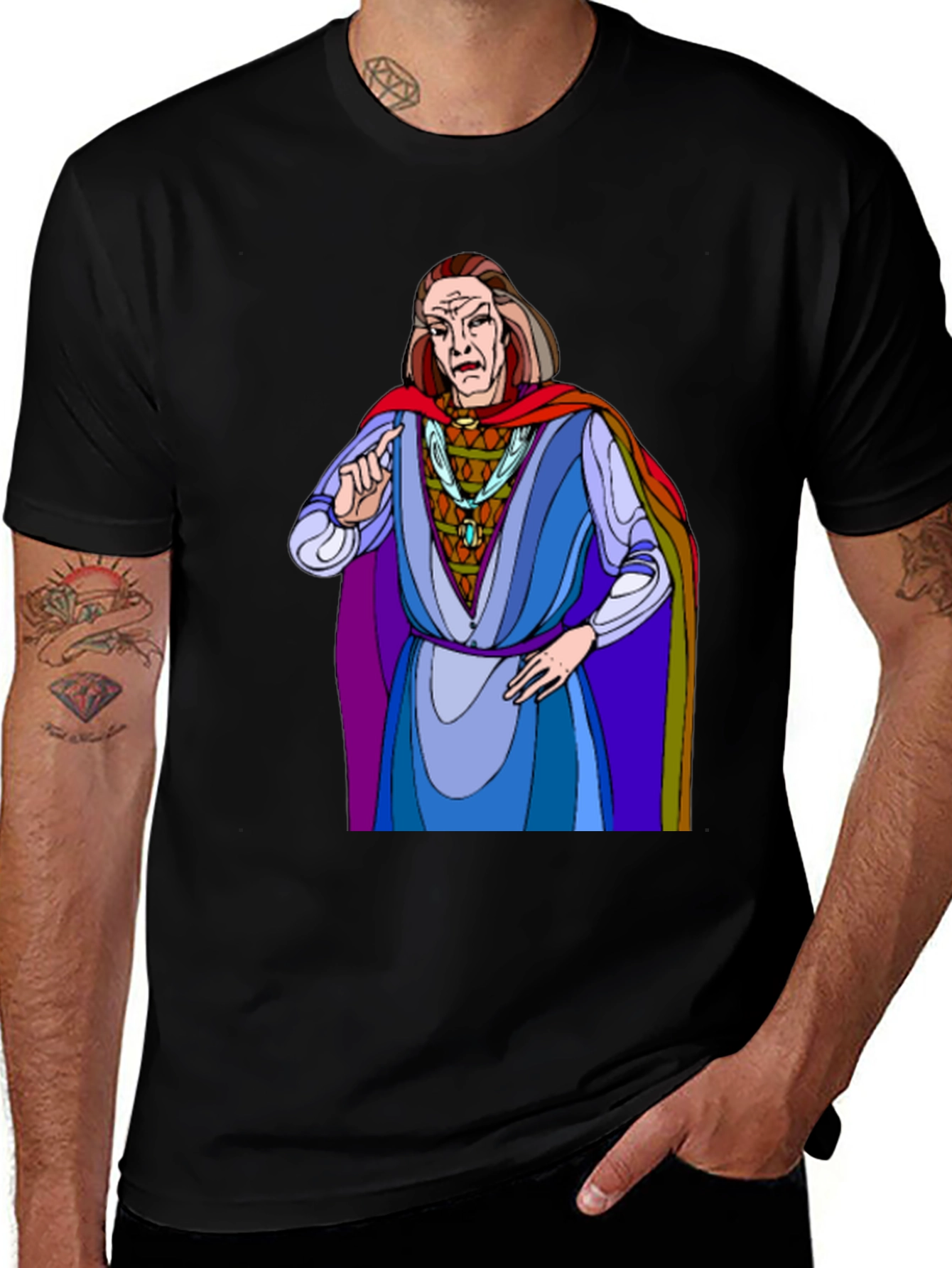 He-Man Evil-Lyn Cartoon Graphic T-Shirt