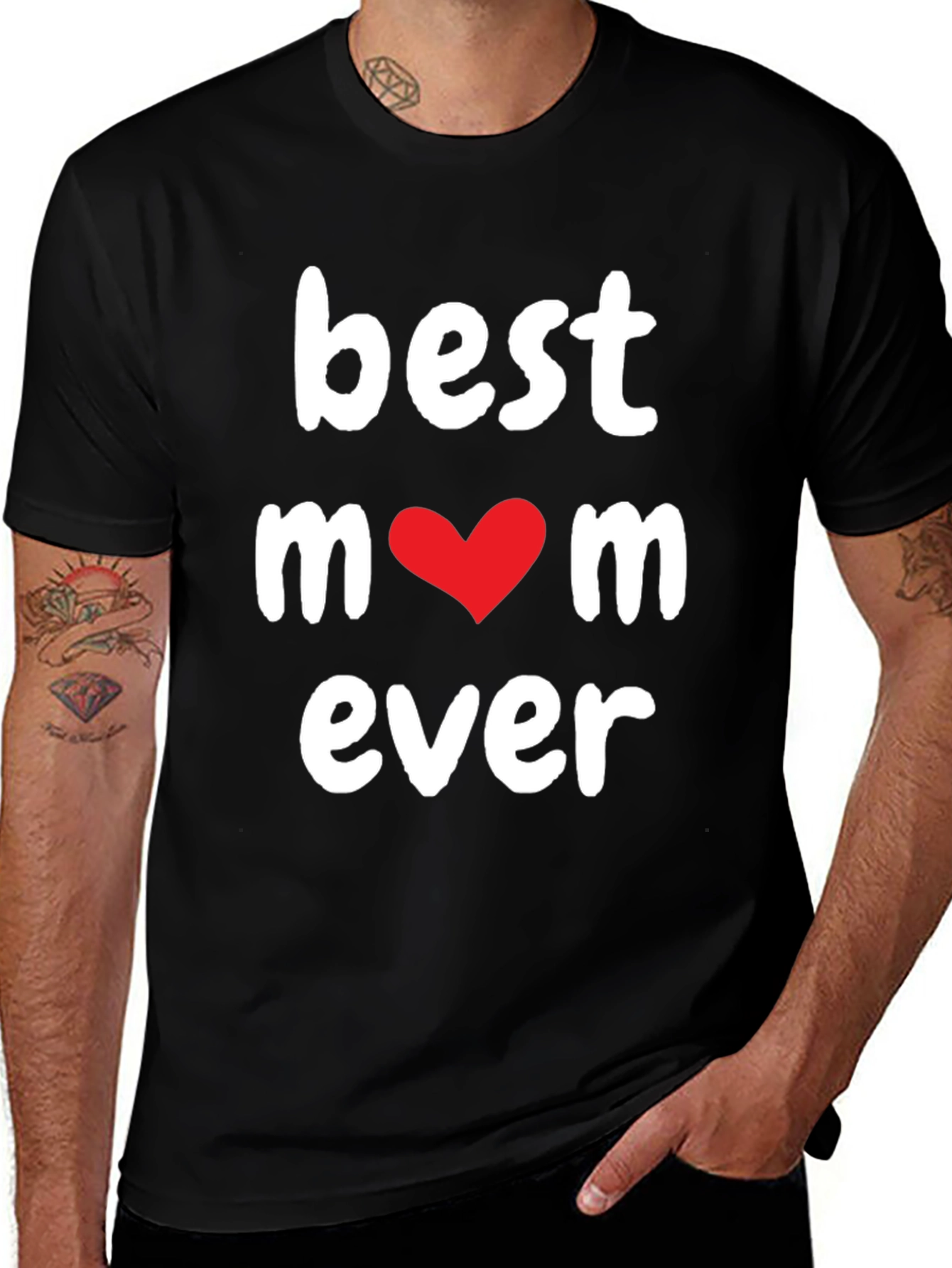 Best Mom Ever T-Shirt - Black Tee